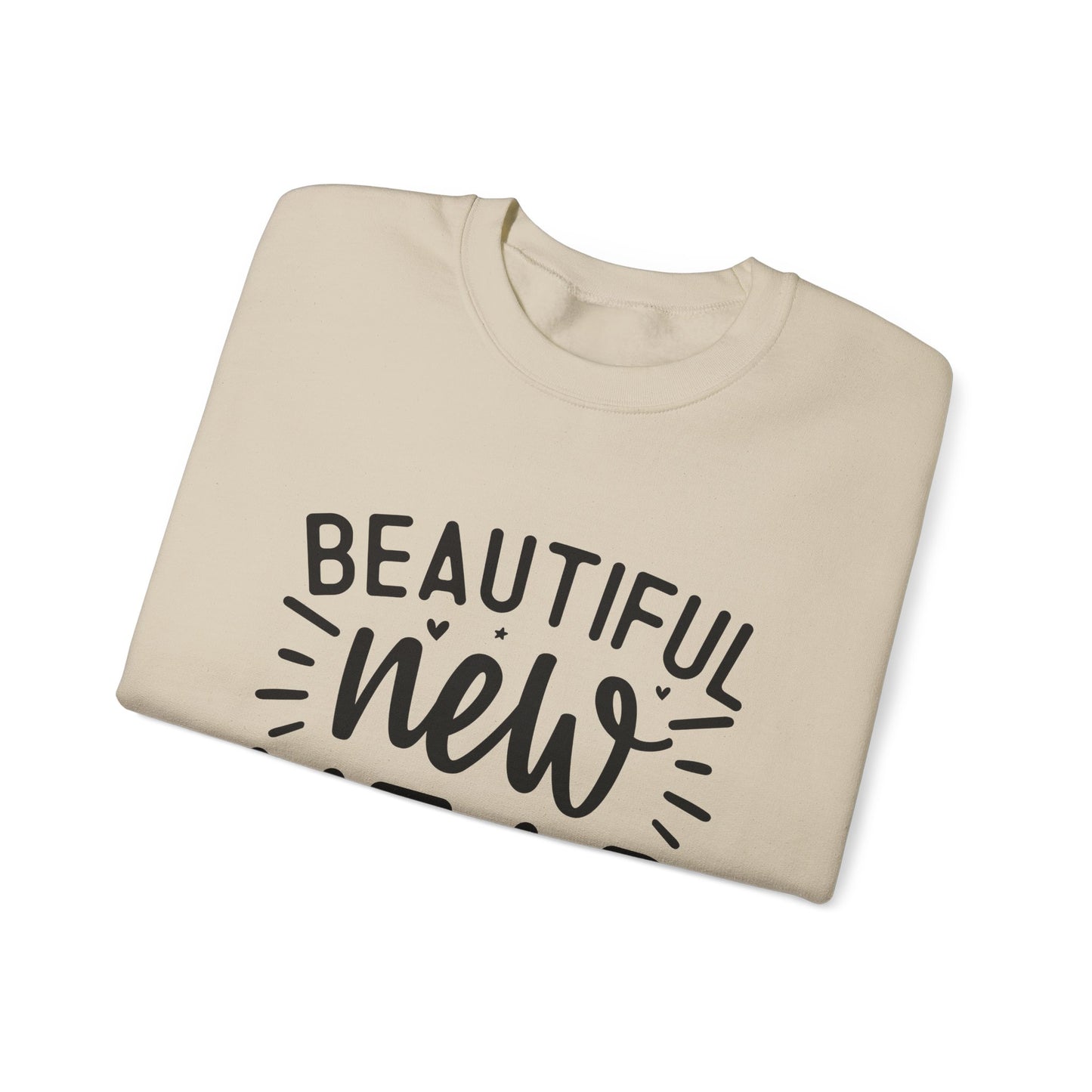 Beautiful New Year Unisex Heavy Blend™ Crewneck Sweatshirt