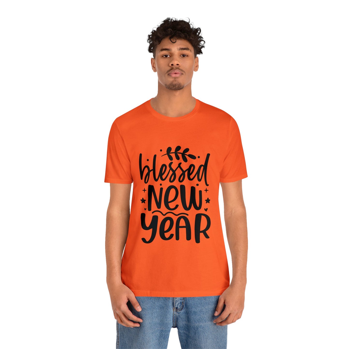 Blessed New Year Unisex Jersey Short Sleeve Tee