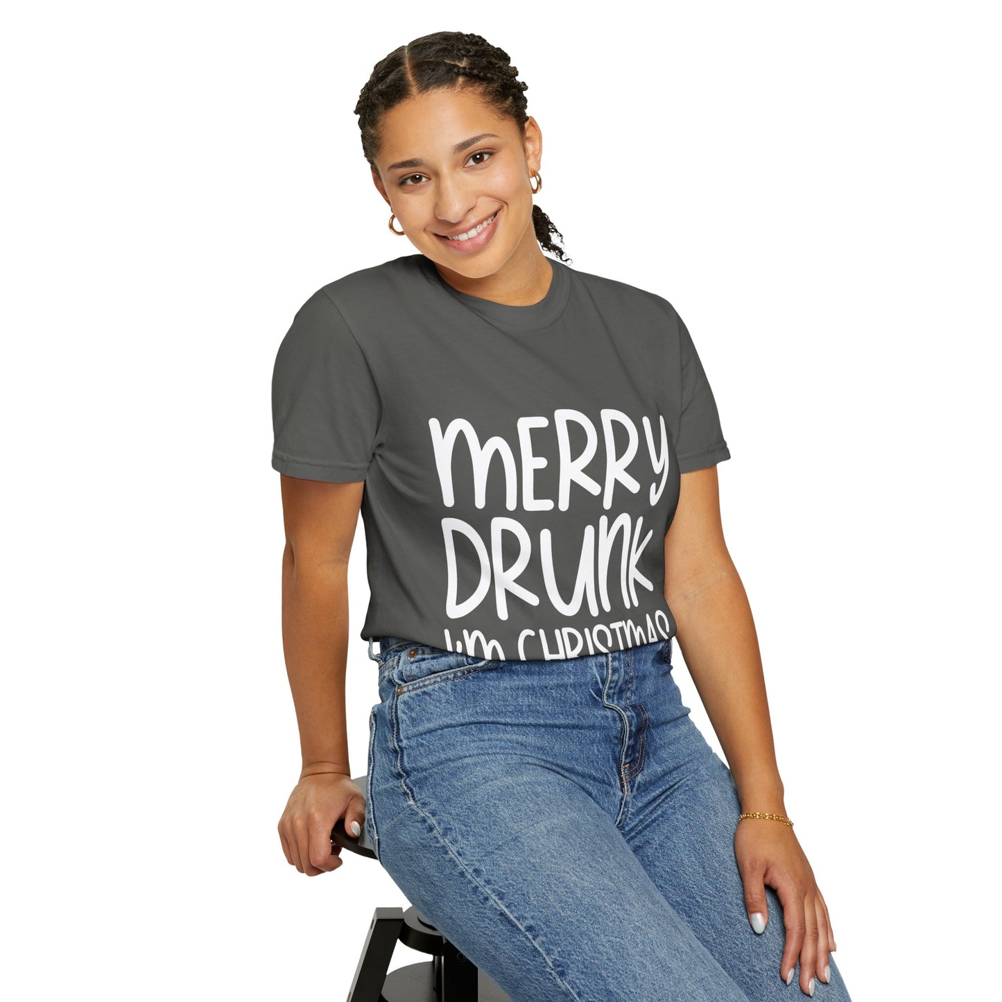 Merry Drunk Unisex Garment-Dyed T-shirt