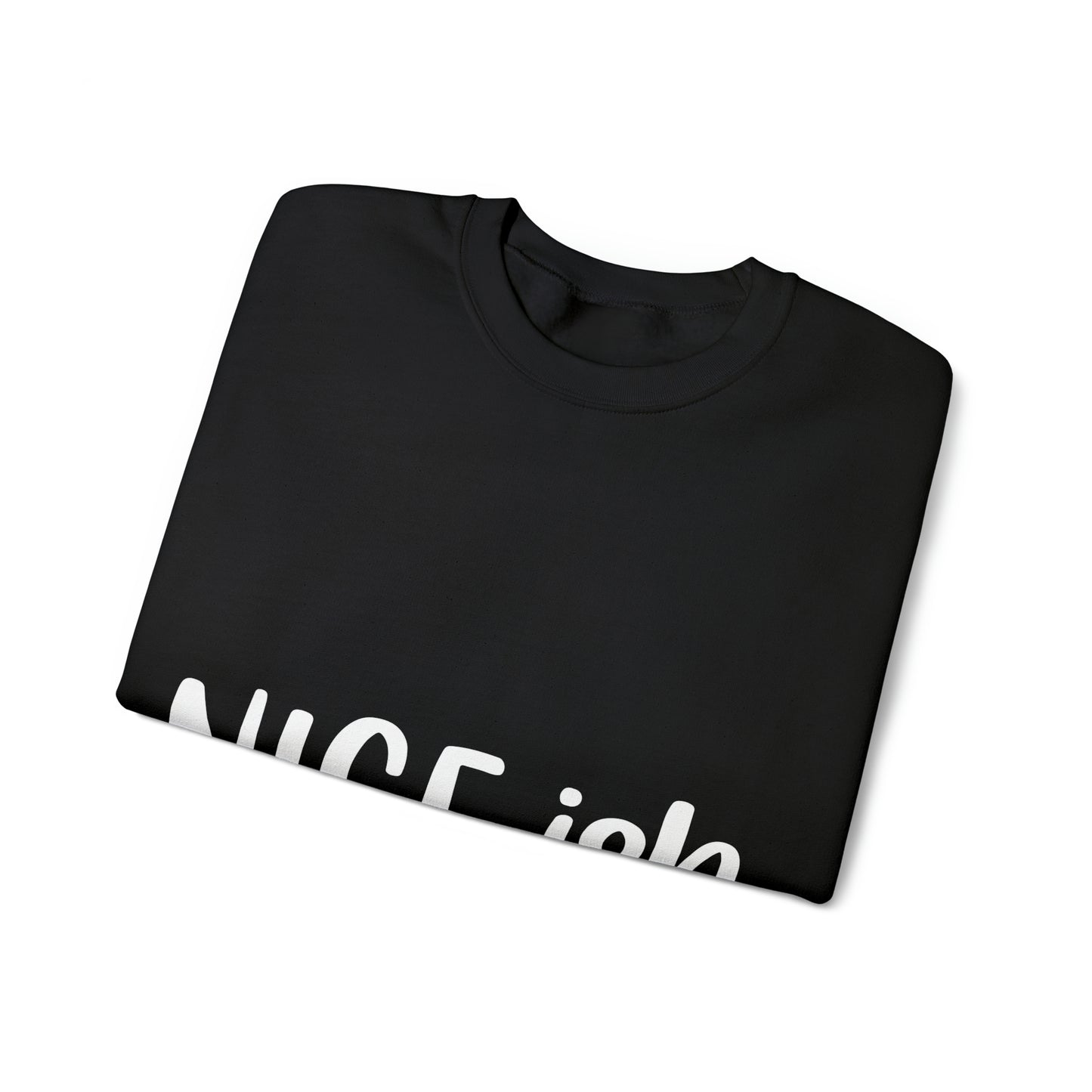 Nice-ish Unisex Heavy Blend™ Crewneck Sweatshirt