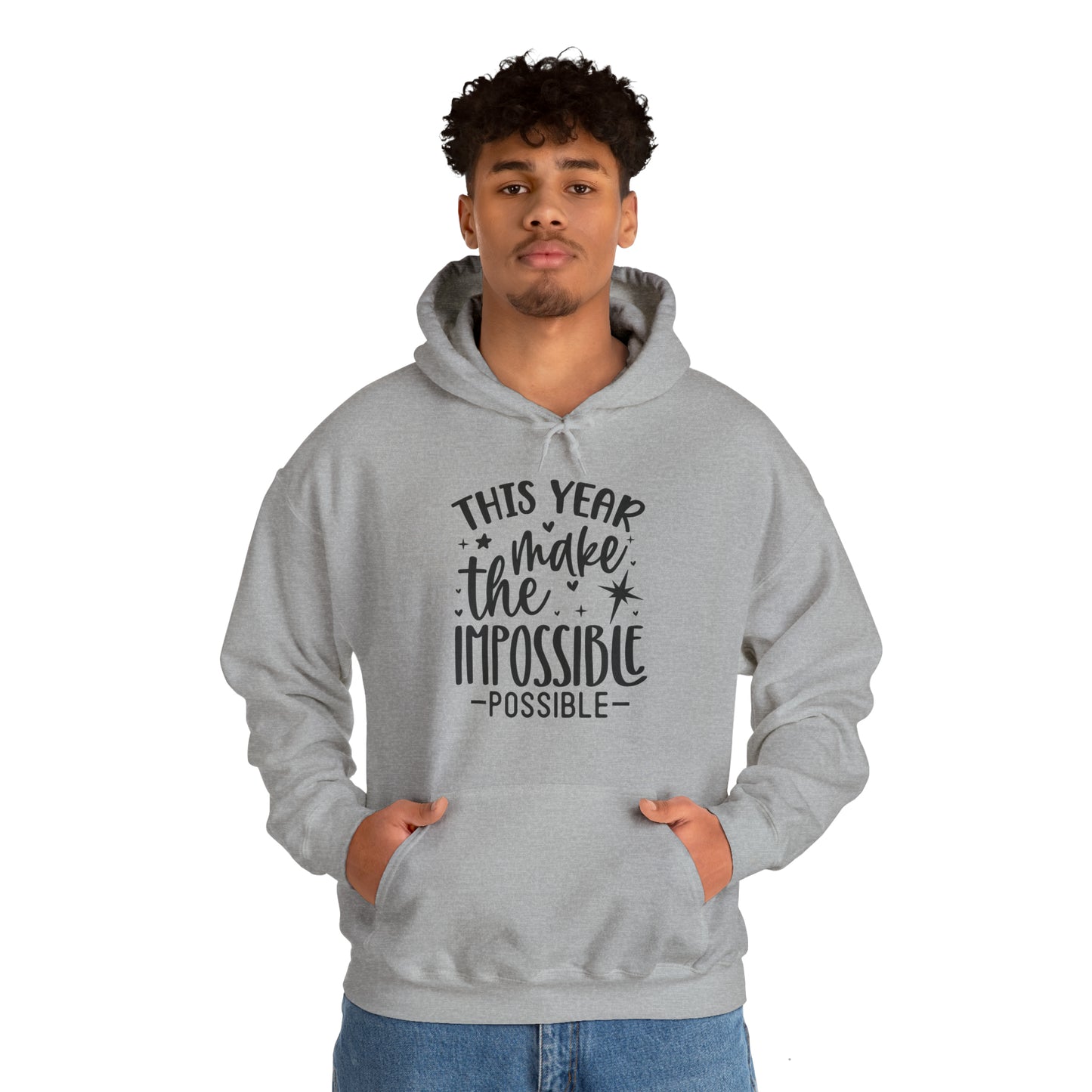 Impossible Possible Unisex Heavy Blend™ Hooded Sweatshirt