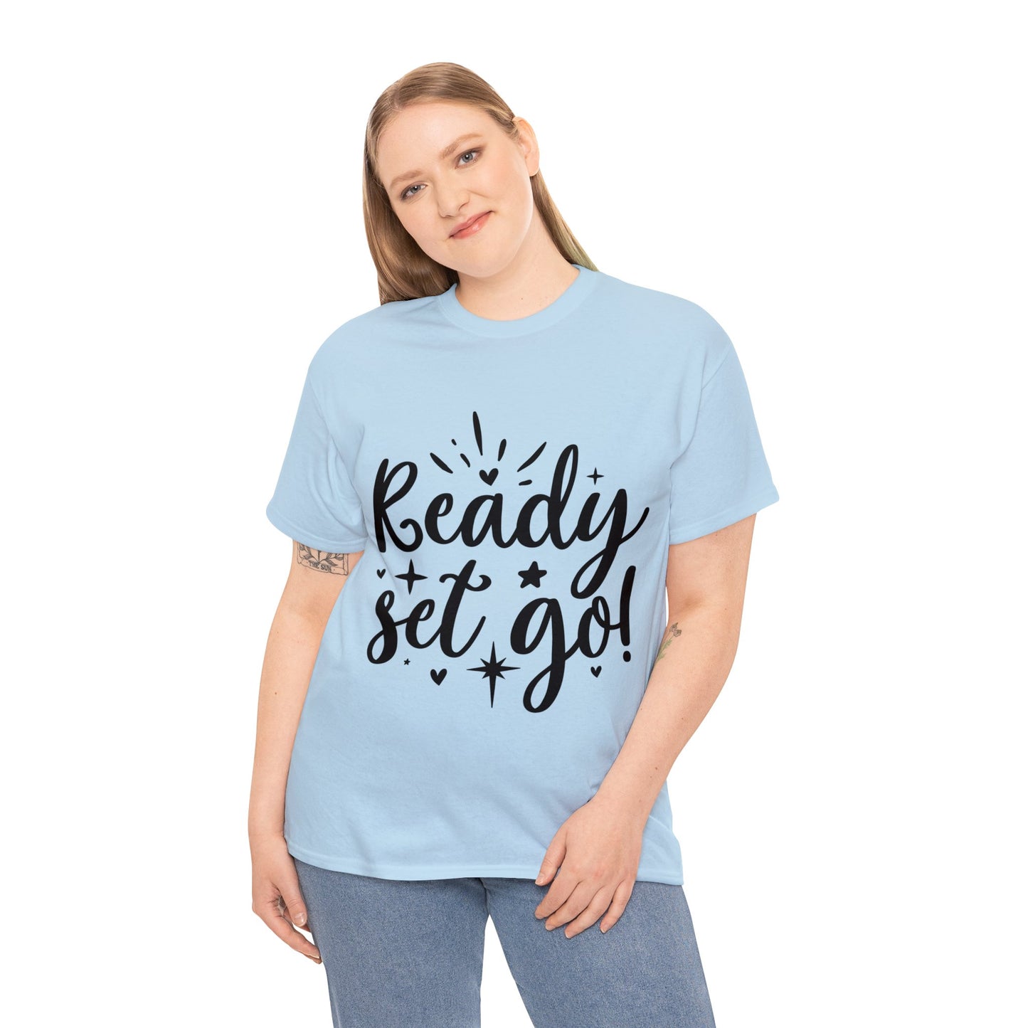 Ready Set Go Unisex Heavy Cotton Tee