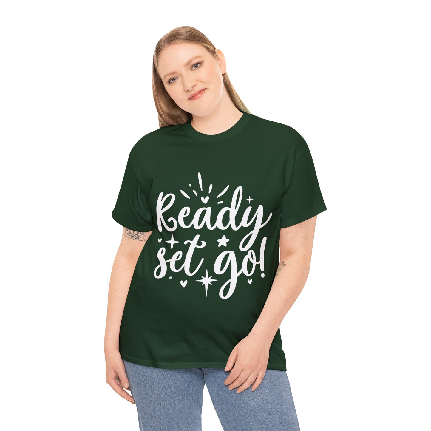 Ready Set Go Unisex Heavy Cotton Tee