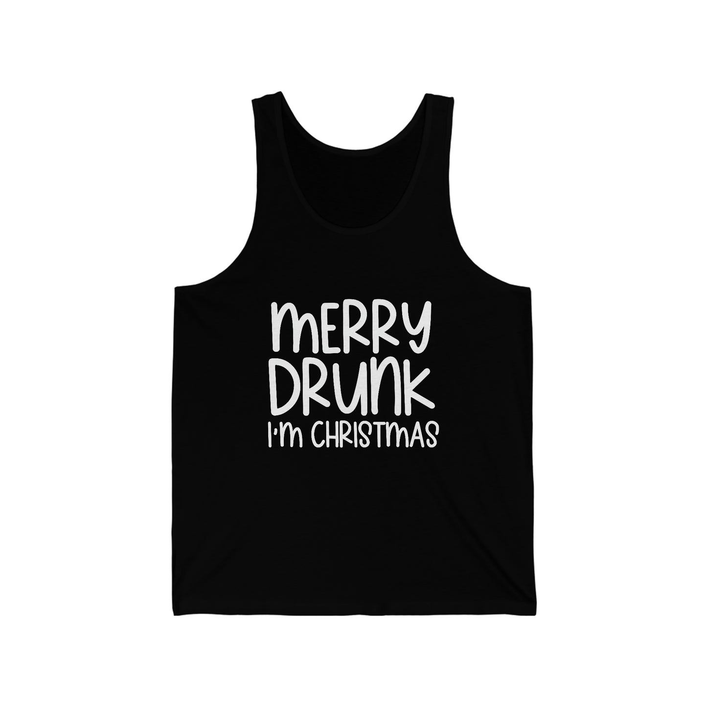 Merry Drunk Unisex Jersey Tank