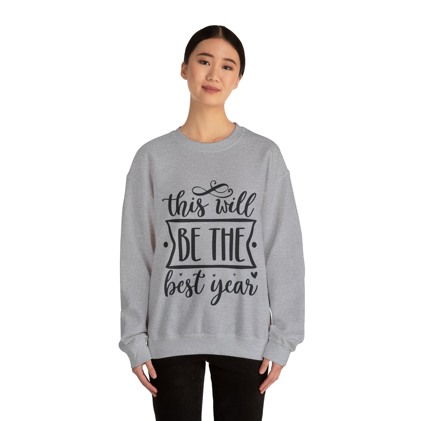 The Best Year Unisex Heavy Blend™ Crewneck Sweatshirt