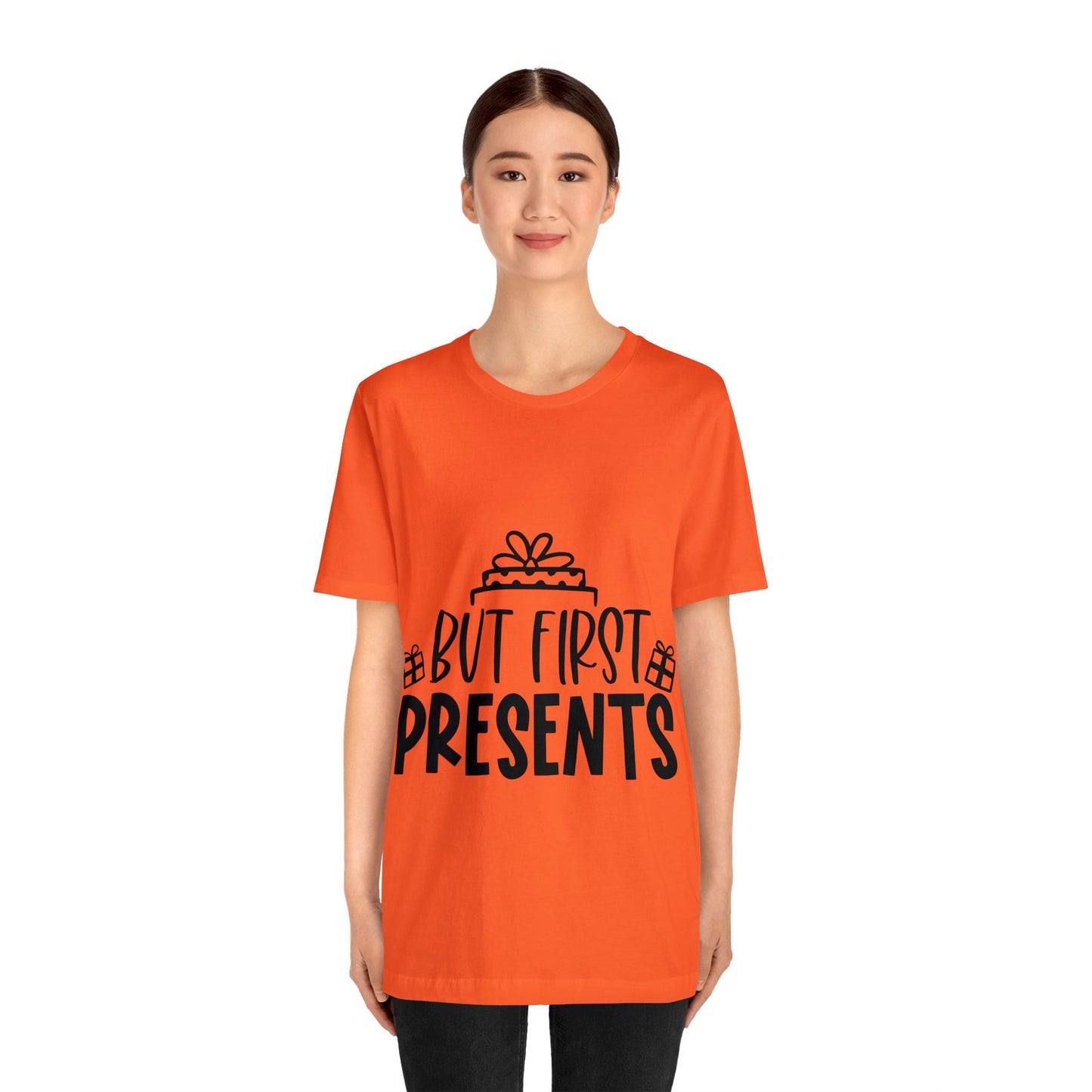 Presents First Unisex Jersey Short Sleeve Tee