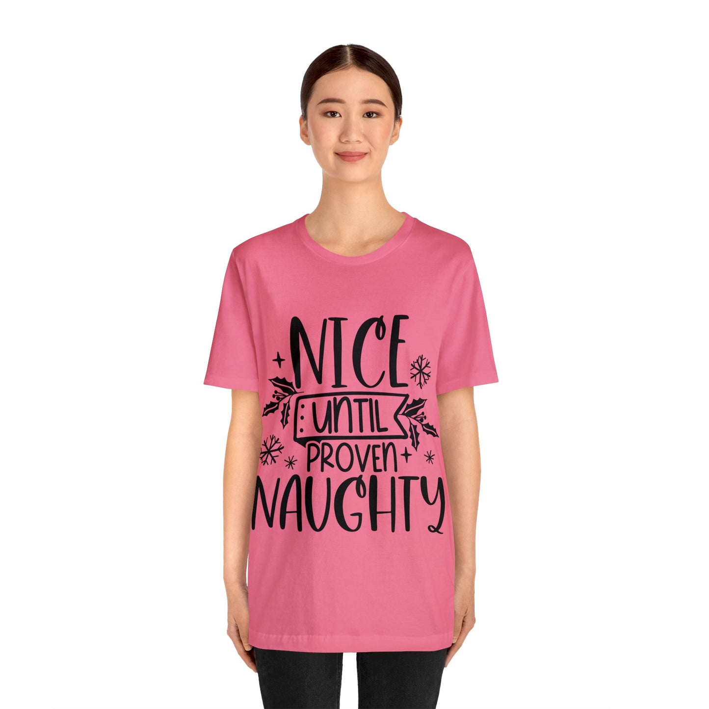 Nice & Naughty Unisex Jersey Short Sleeve Tee