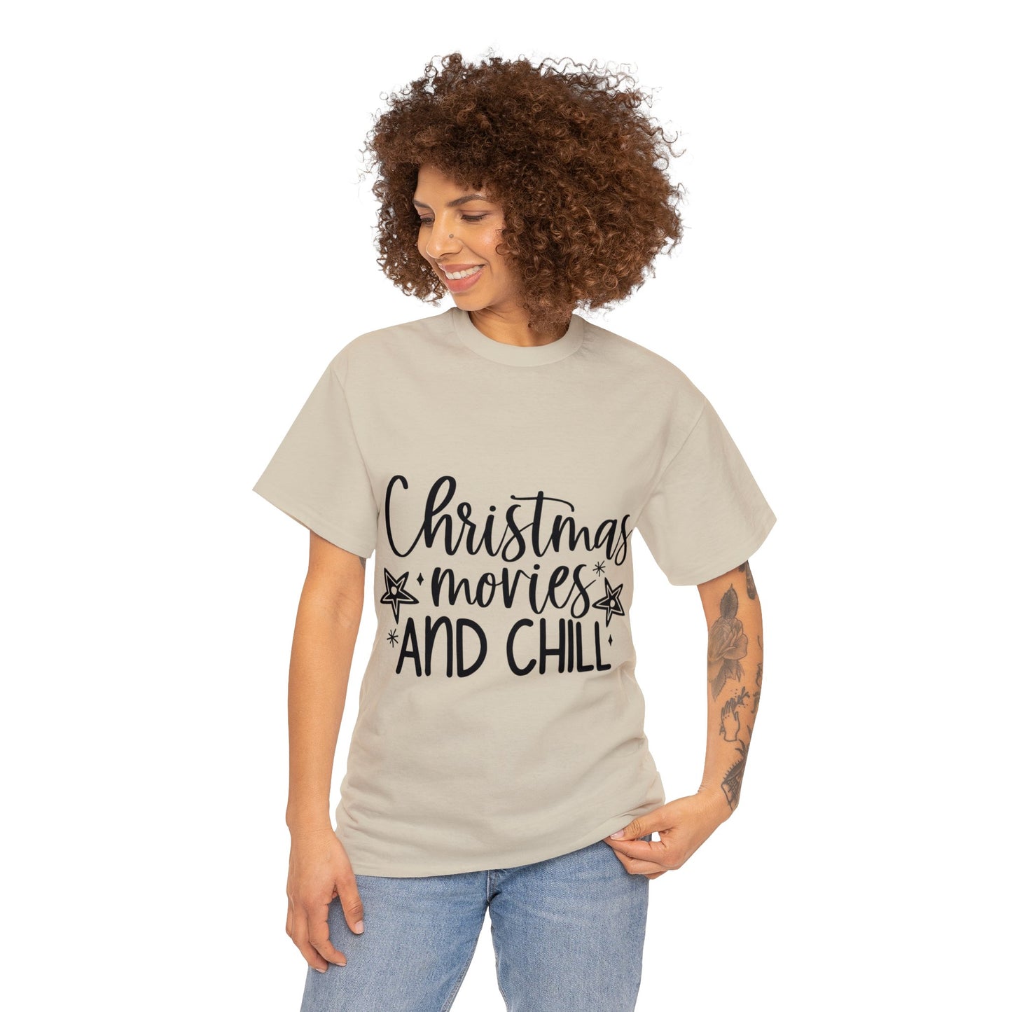 Movies and Chill Unisex Heavy Cotton Tee