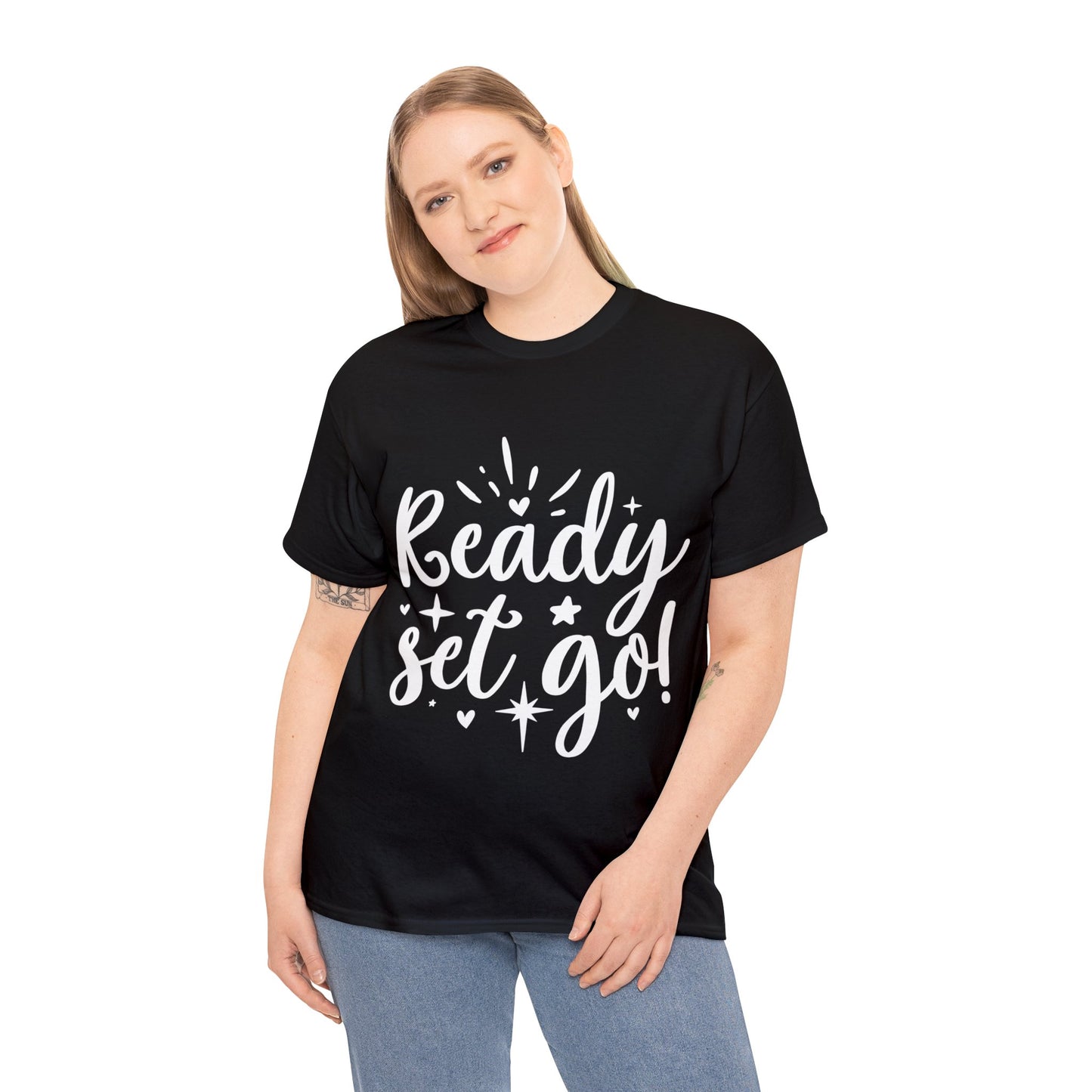 Ready Set Go Unisex Heavy Cotton Tee