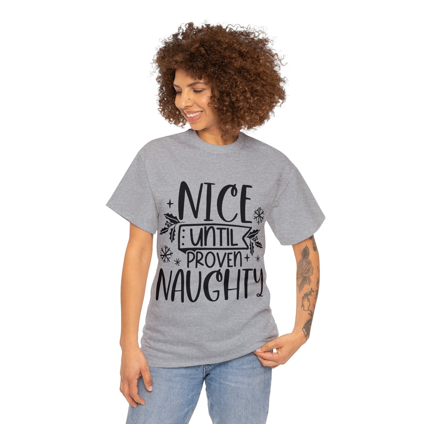 Nice & Naughty Unisex Heavy Cotton Tee