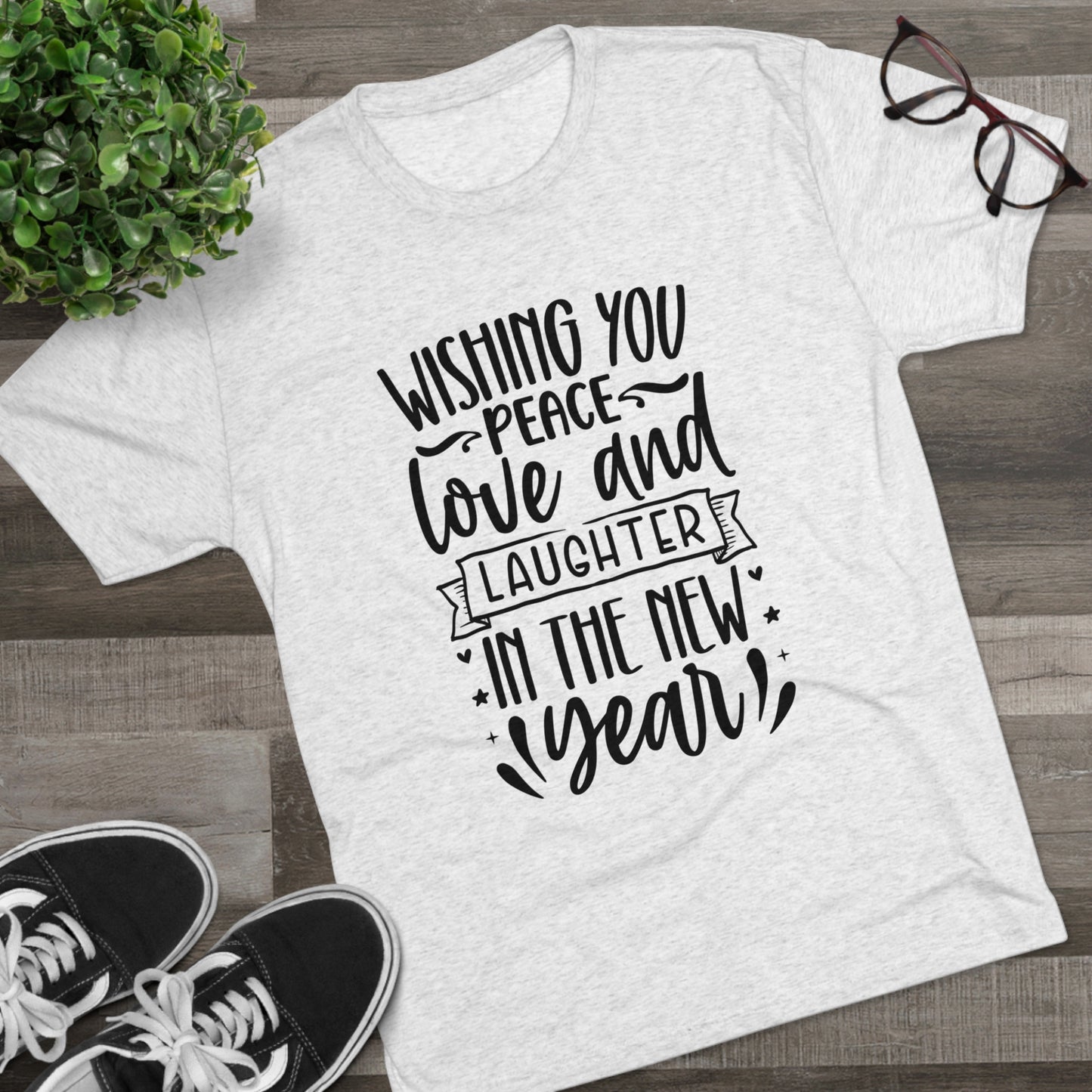 Love & Laughter Unisex Tri-Blend Crew Tee