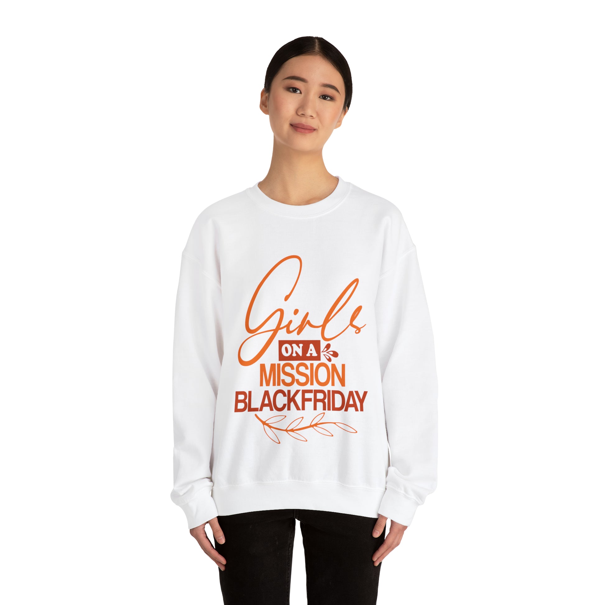 Girls on Mission -Girls Heavy Blend™ Crewneck Sweatshirt image