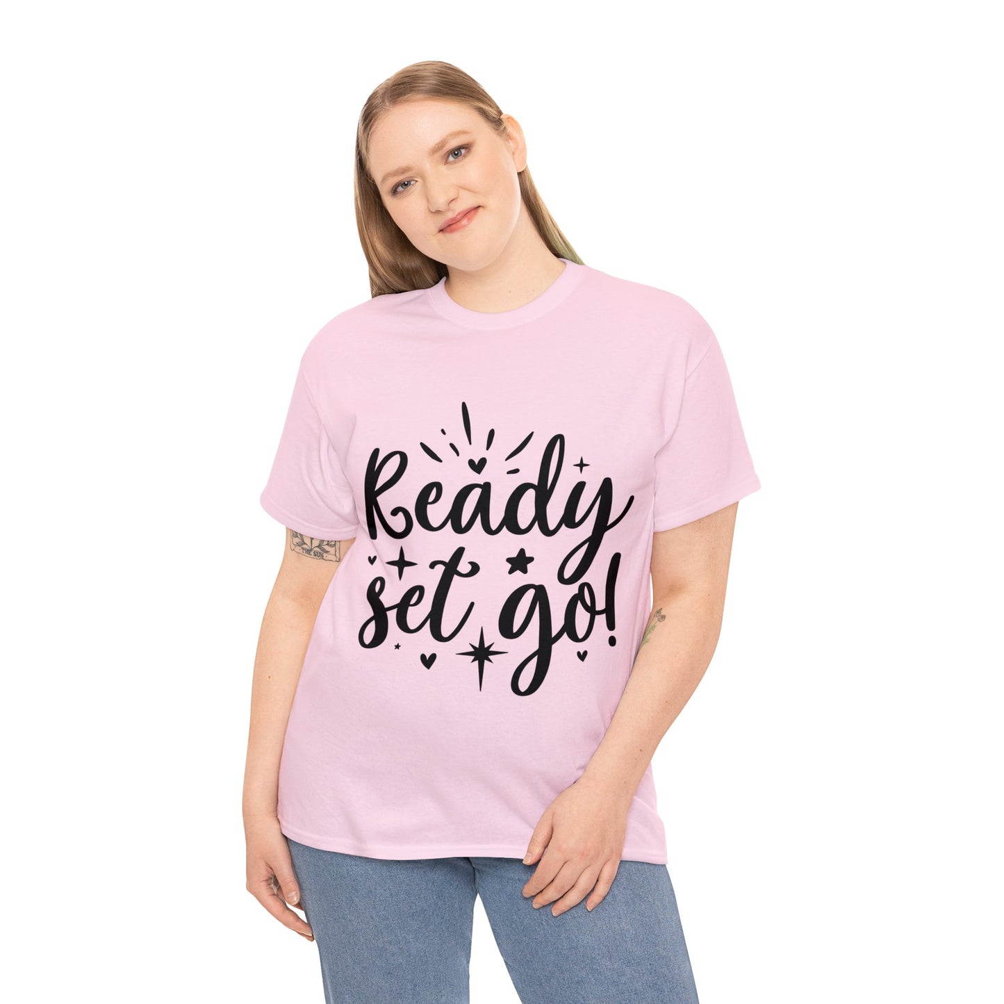 Ready Set Go Unisex Heavy Cotton Tee