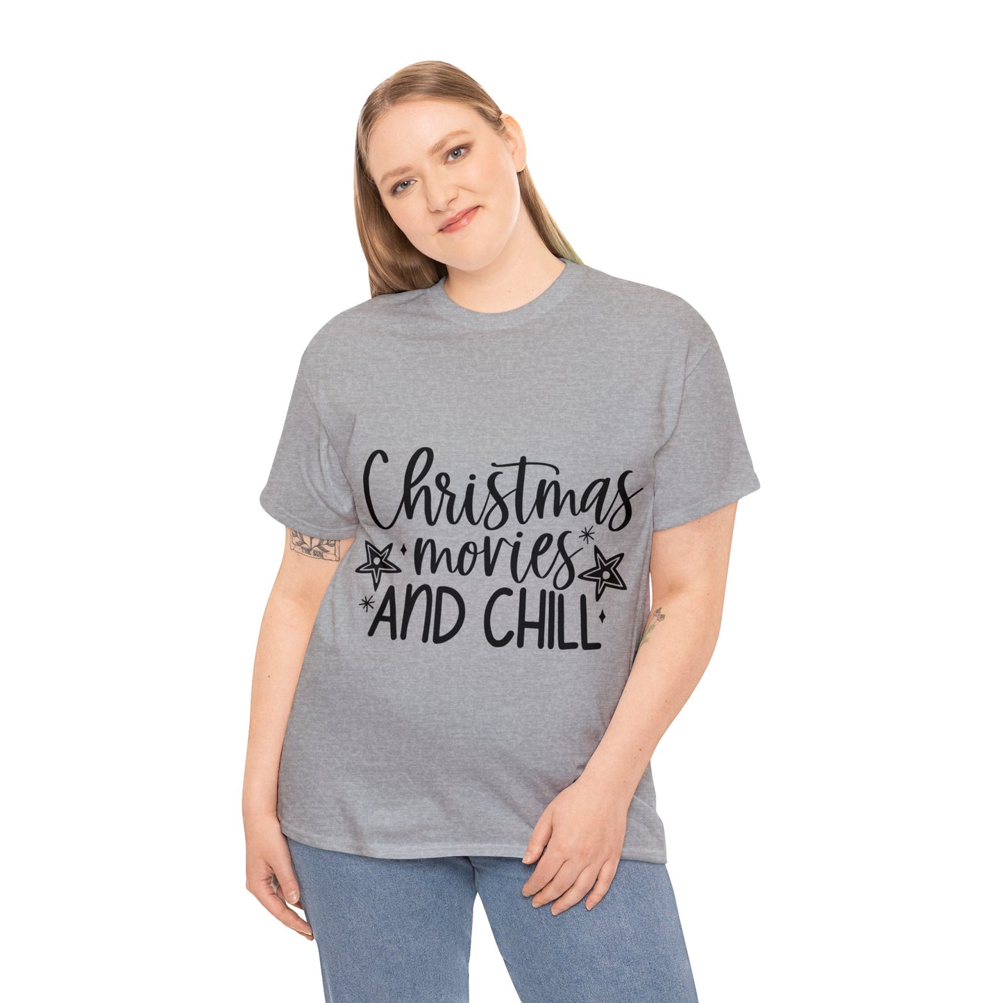 Movies and Chill Unisex Heavy Cotton Tee