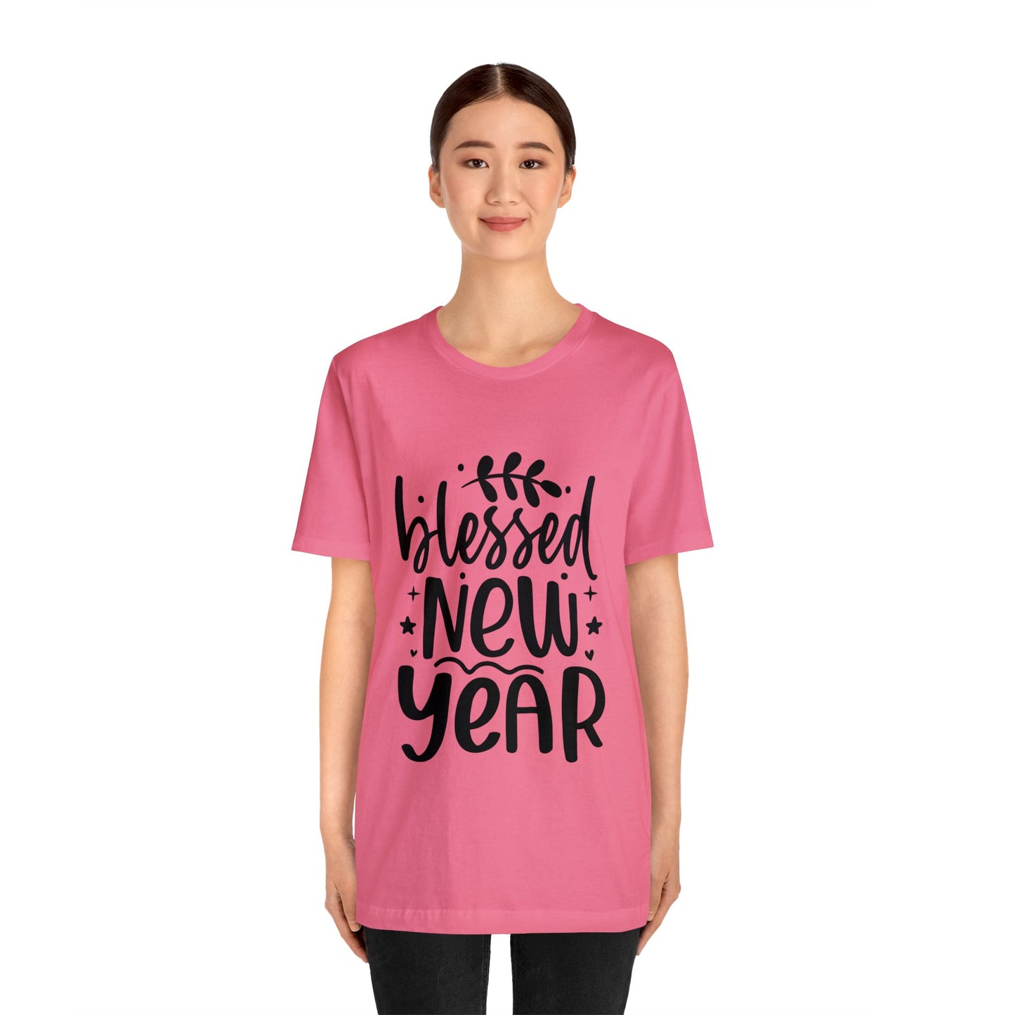 Blessed New Year Unisex Jersey Short Sleeve Tee
