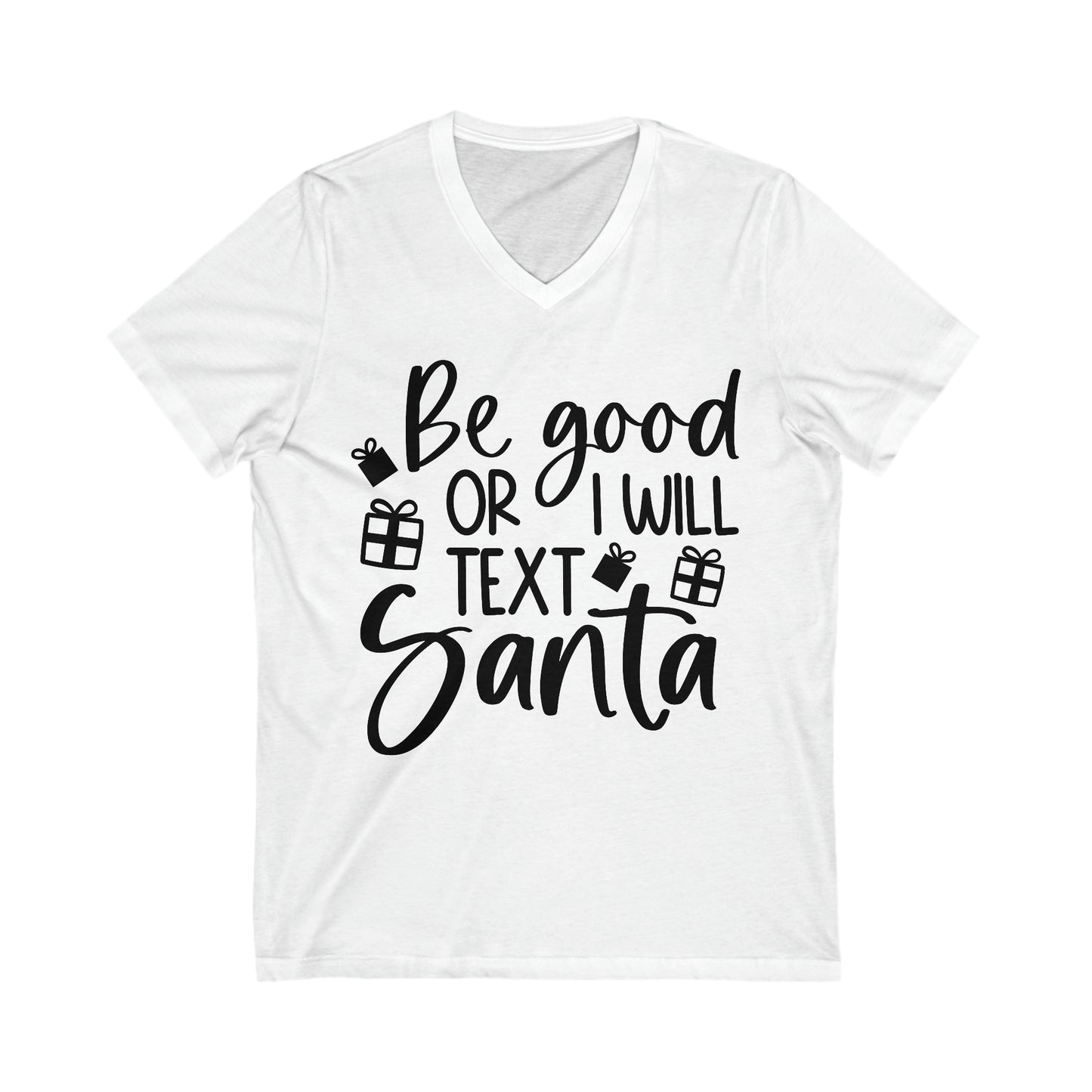 Be Good Unisex Jersey Short Sleeve V-Neck Tee