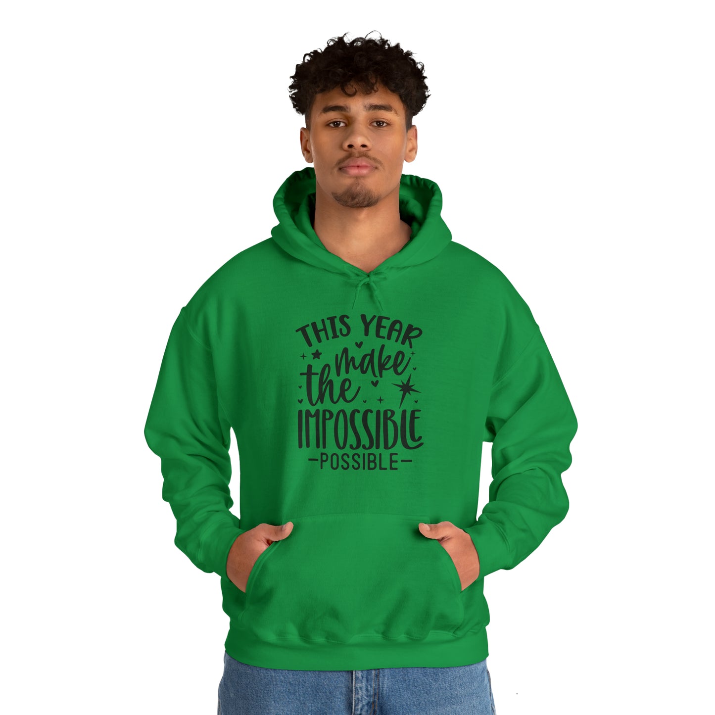 Impossible Possible Unisex Heavy Blend™ Hooded Sweatshirt