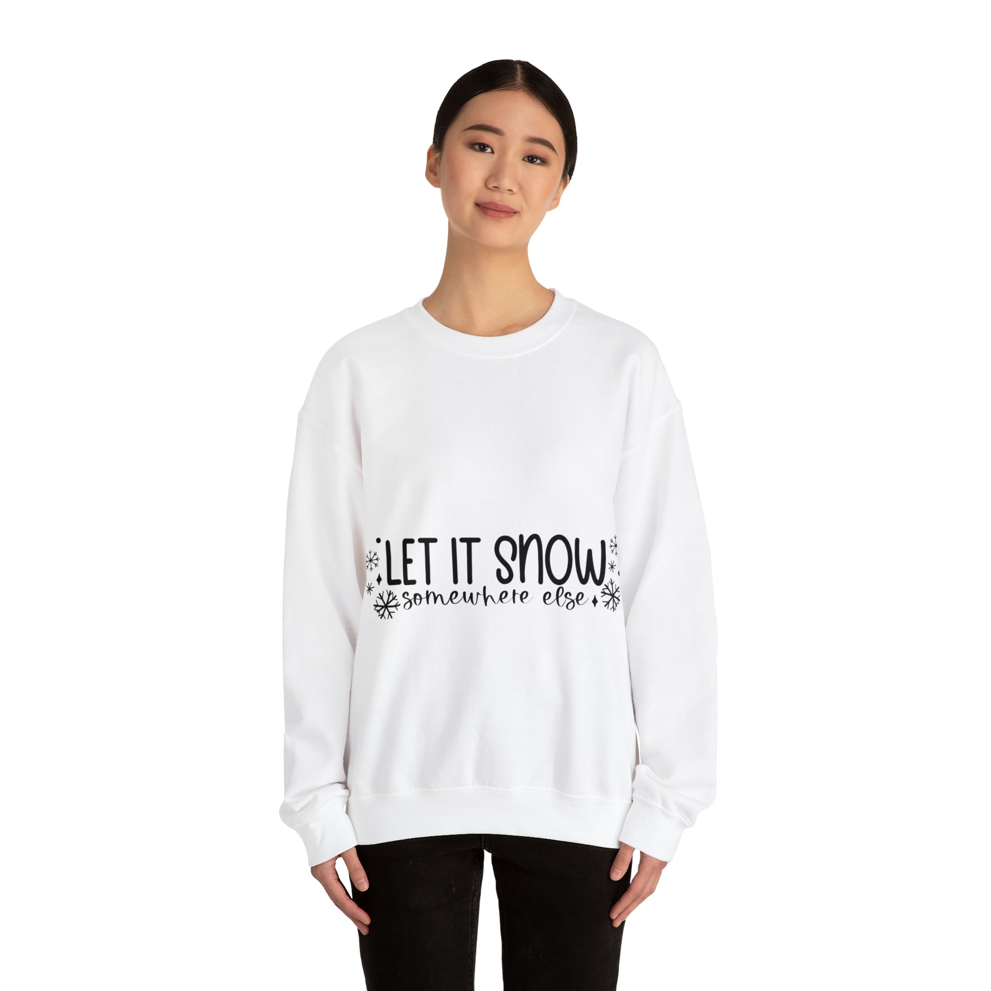 Let it Snow Unisex Heavy Blend™ Crewneck Sweatshirt image