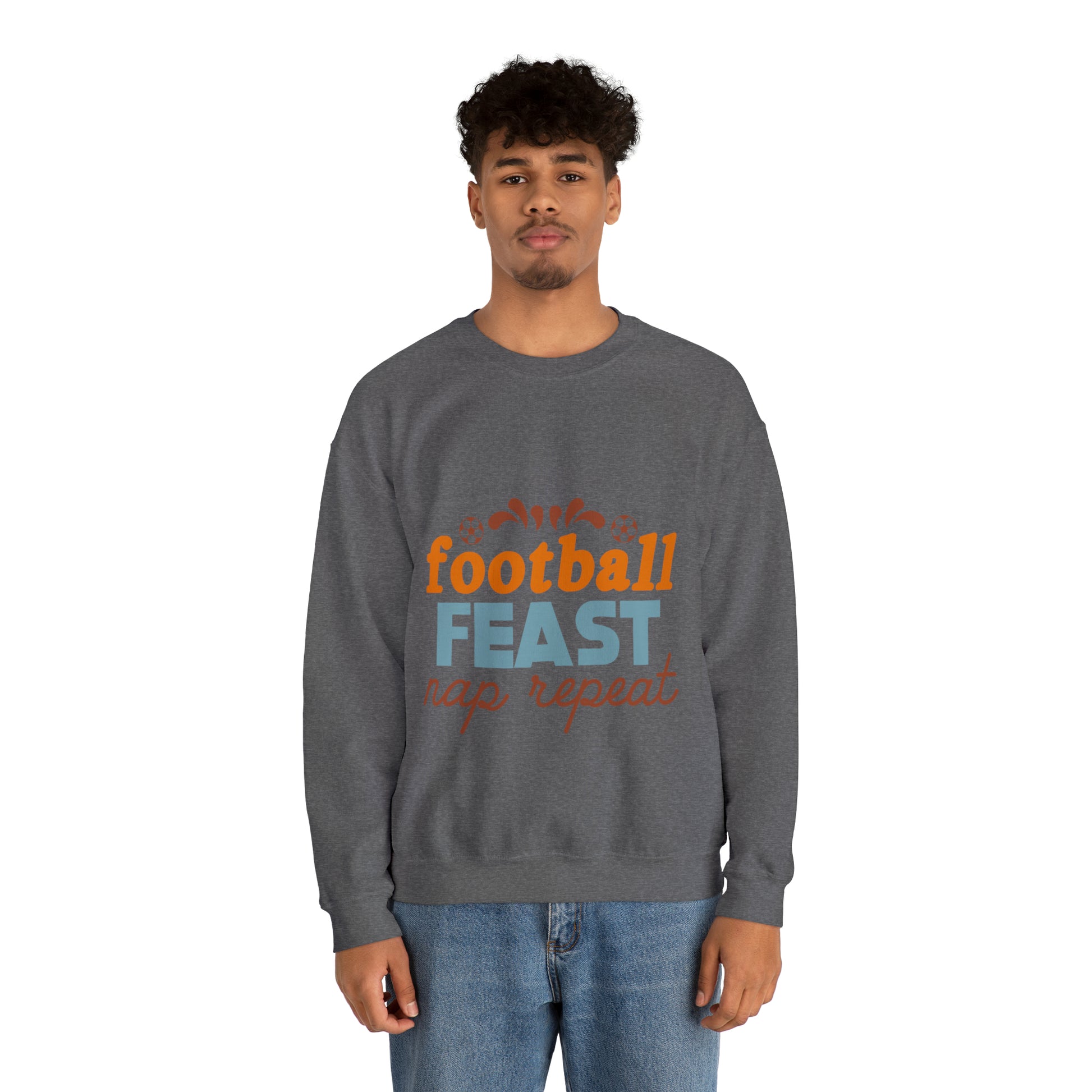 Football Feast Unisex Crewneck Sweatshirt image