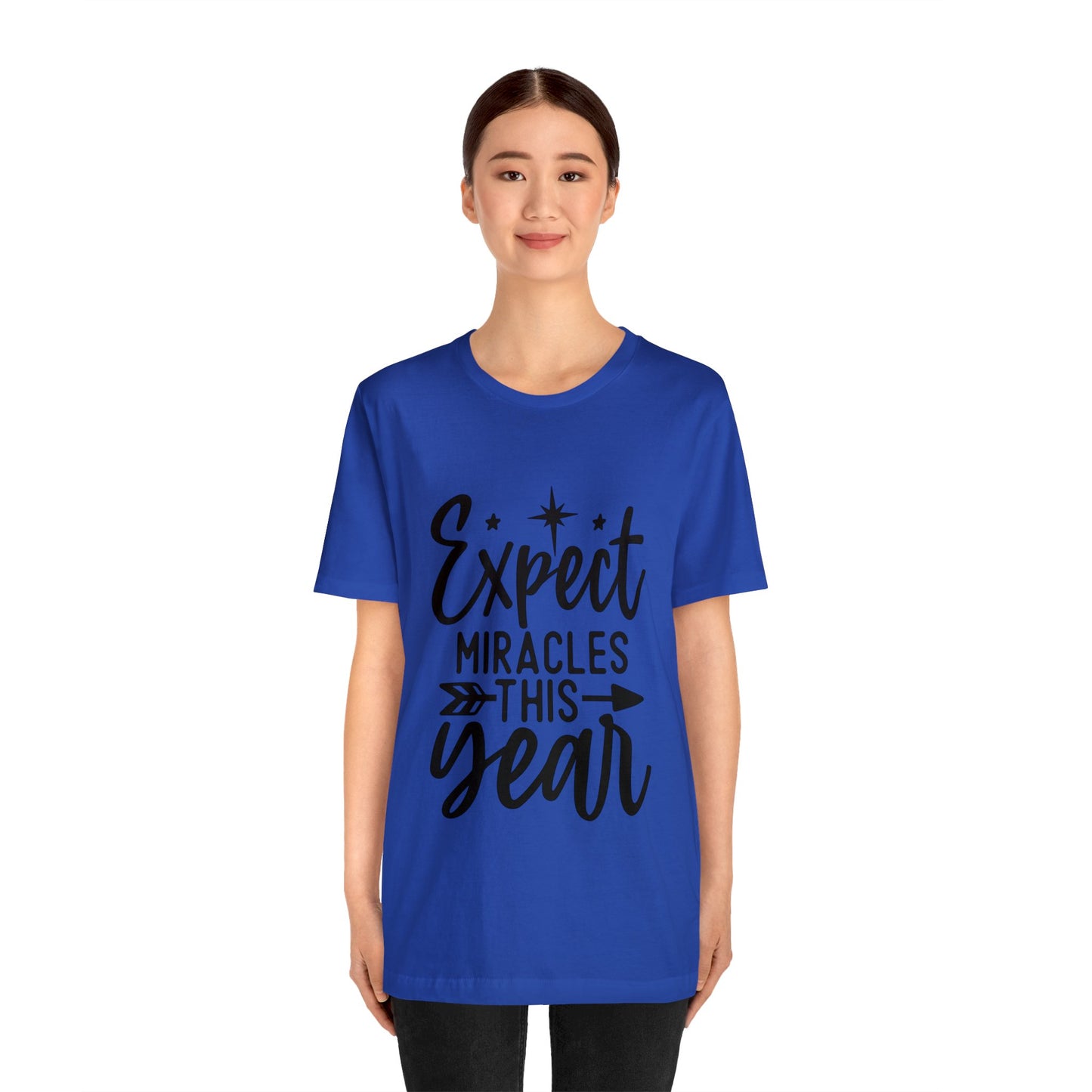 Expect Miracles Unisex Jersey Short Sleeve Tee