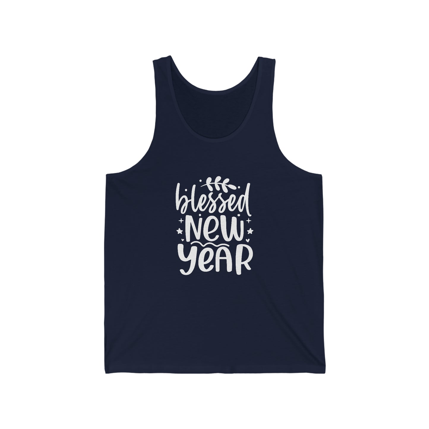 Blessed New Year Unisex Jersey Tank