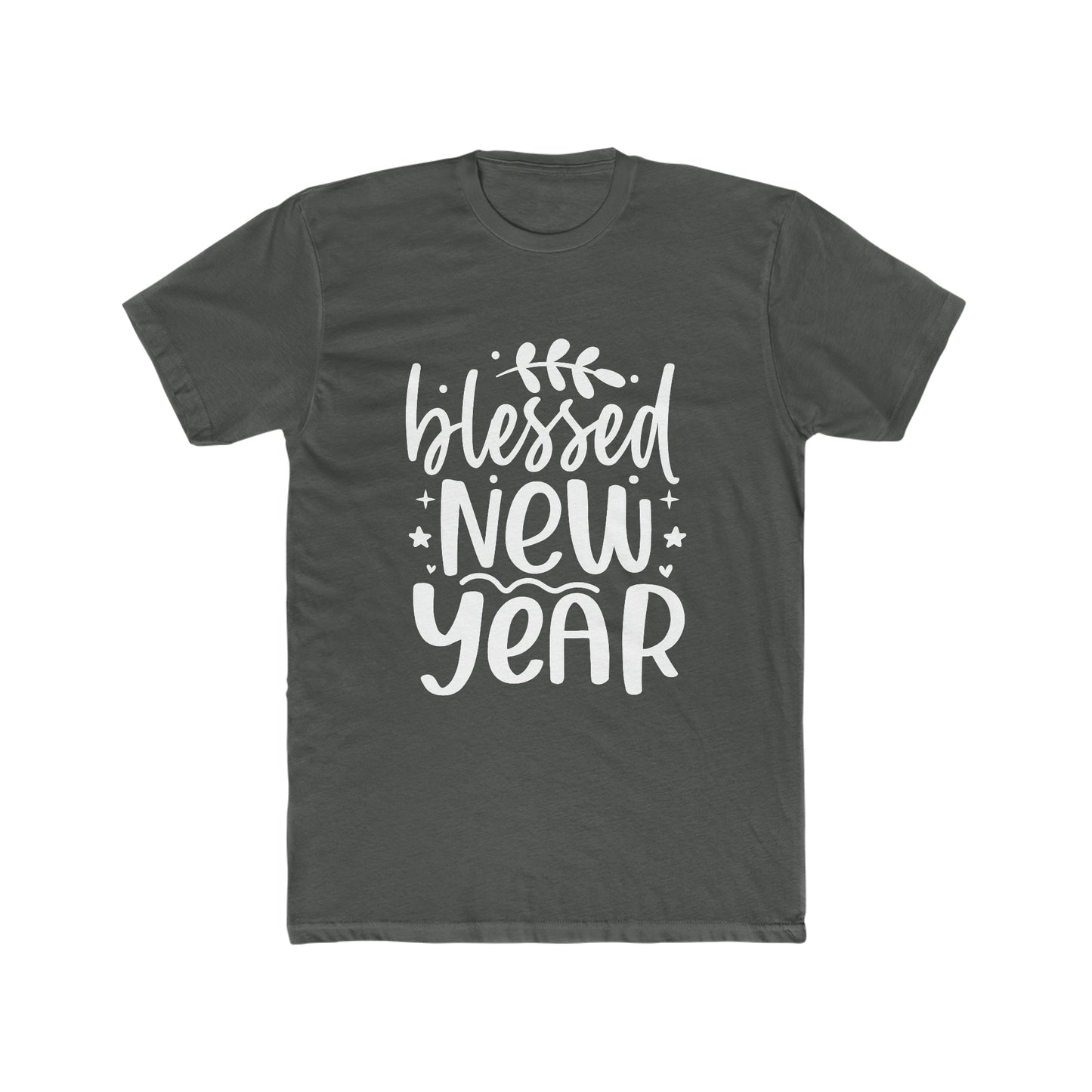 Blessed New Year Men's Cotton Crew Tee