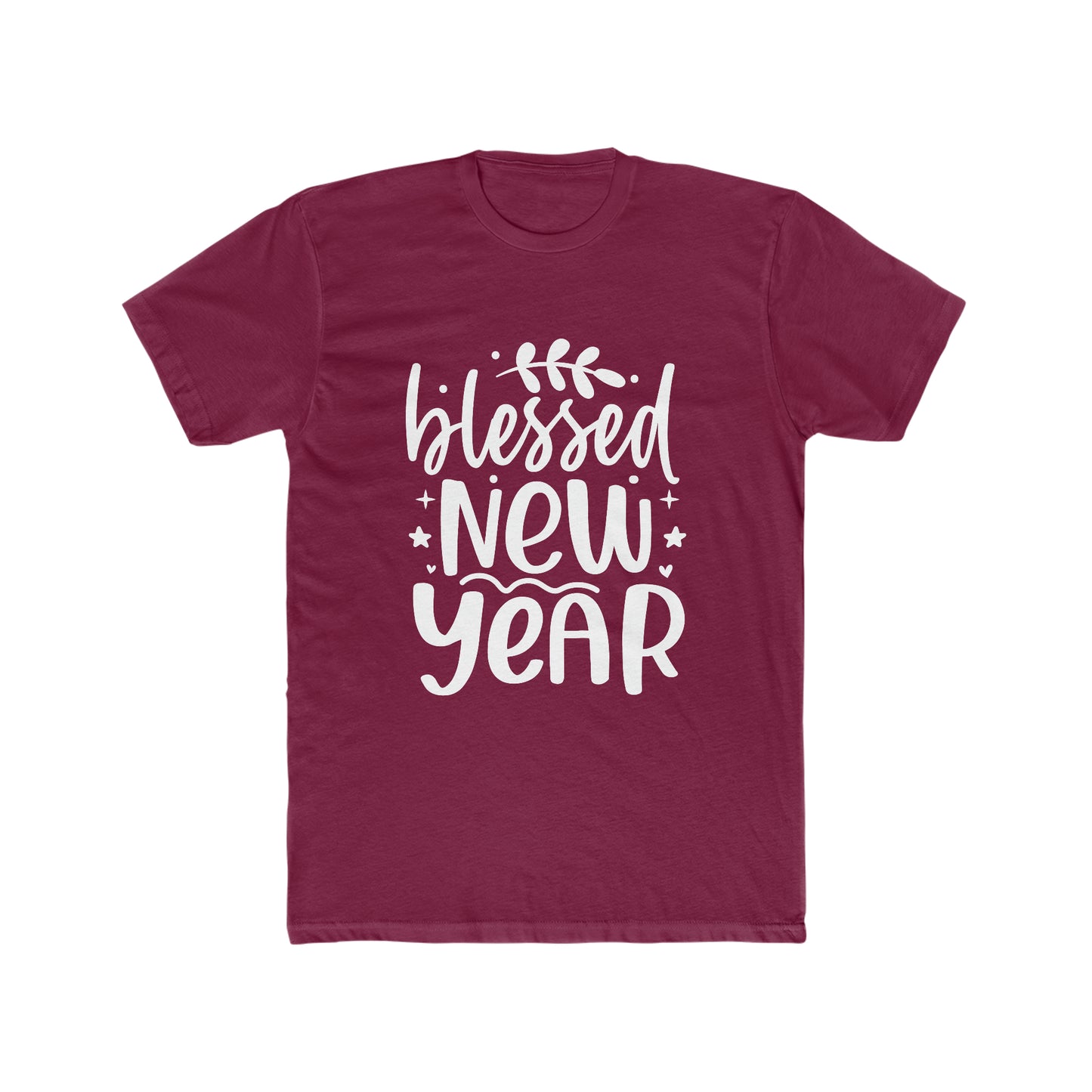 Blessed New Year Men's Cotton Crew Tee