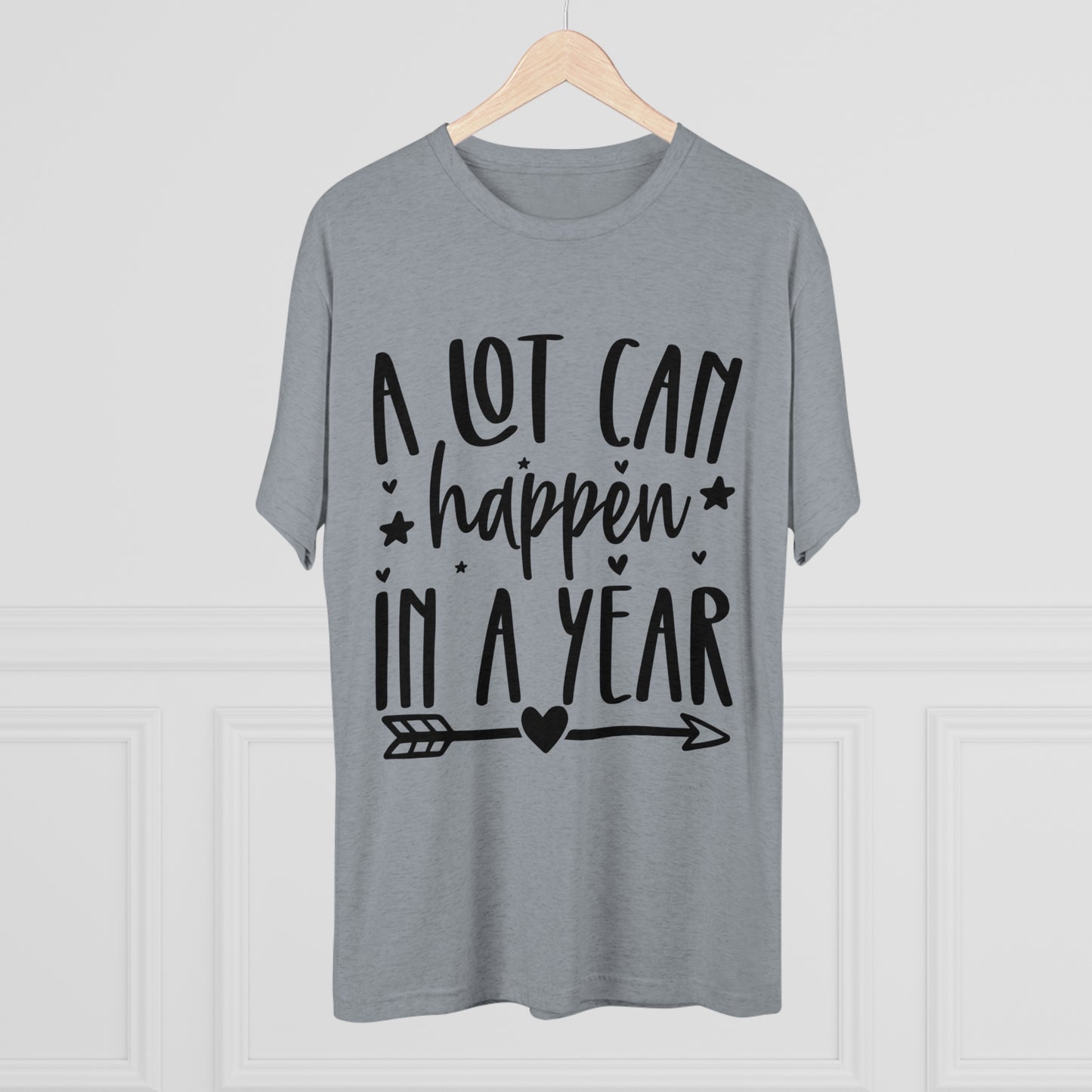 A Lot Can Happen Unisex Tri-Blend Crew Tee