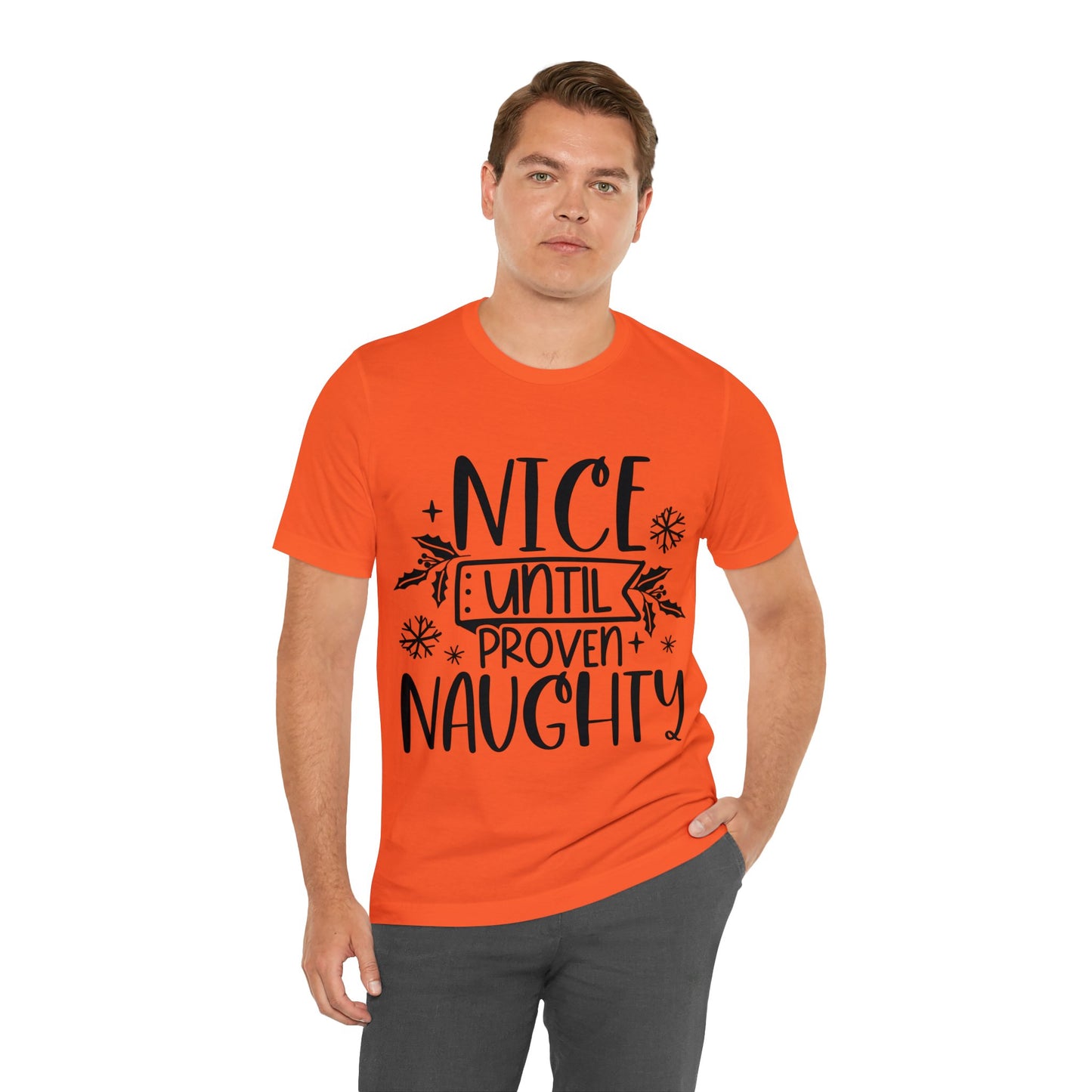 Nice & Naughty Unisex Jersey Short Sleeve Tee