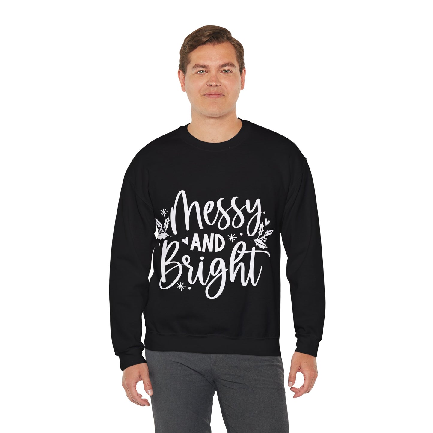 Messy & Bright Unisex Heavy Blend™ Crewneck Sweatshirt