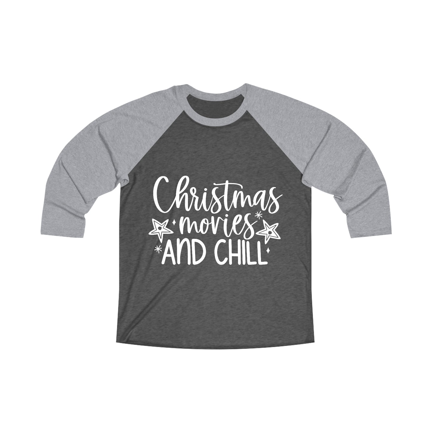 Movies and Chill Unisex Tri-Blend 3\4 Raglan Tee