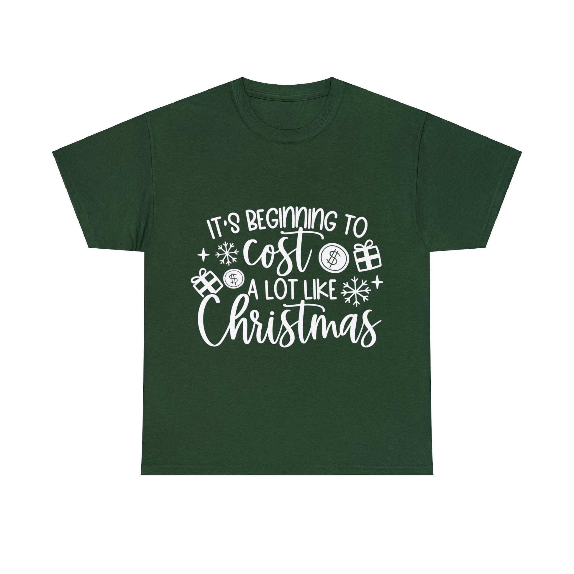 Beginning to Cost a Lot like Christmas Unisex Heavy Cotton Tee image