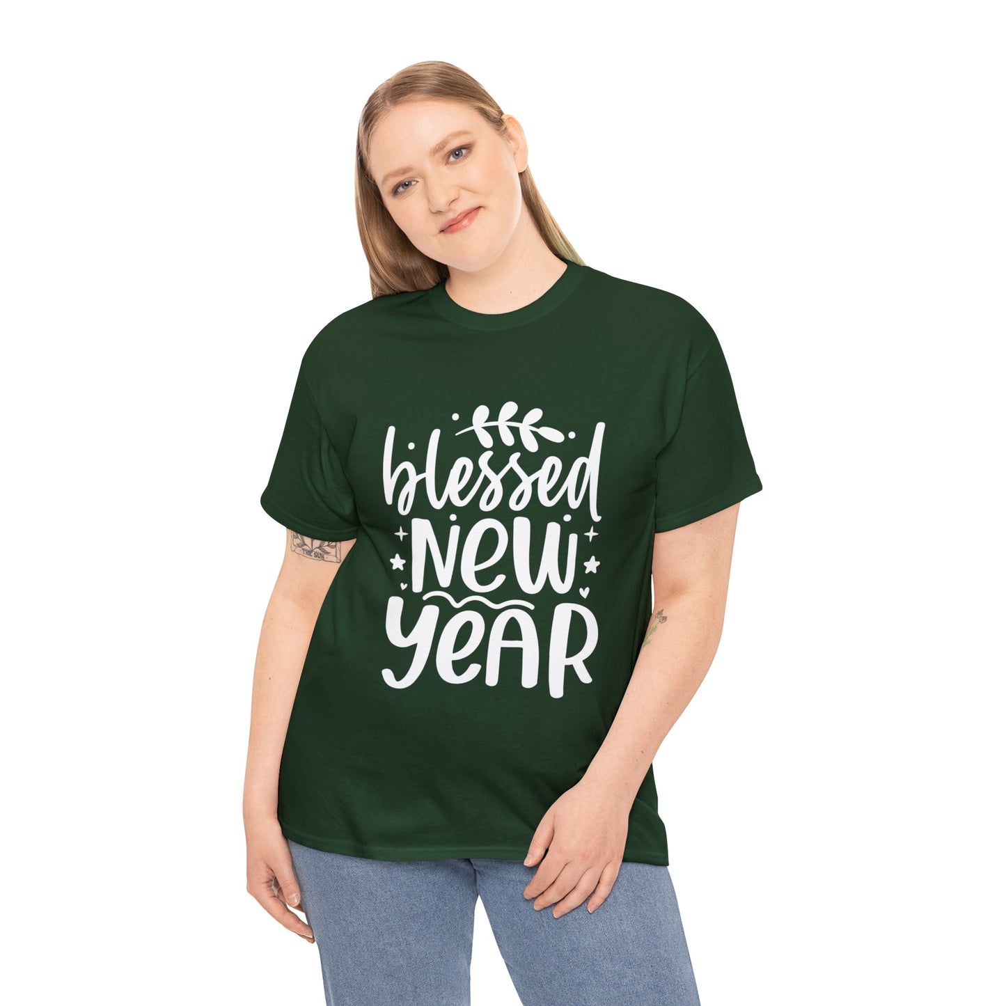 Blessed New Year Unisex Heavy Cotton Tee