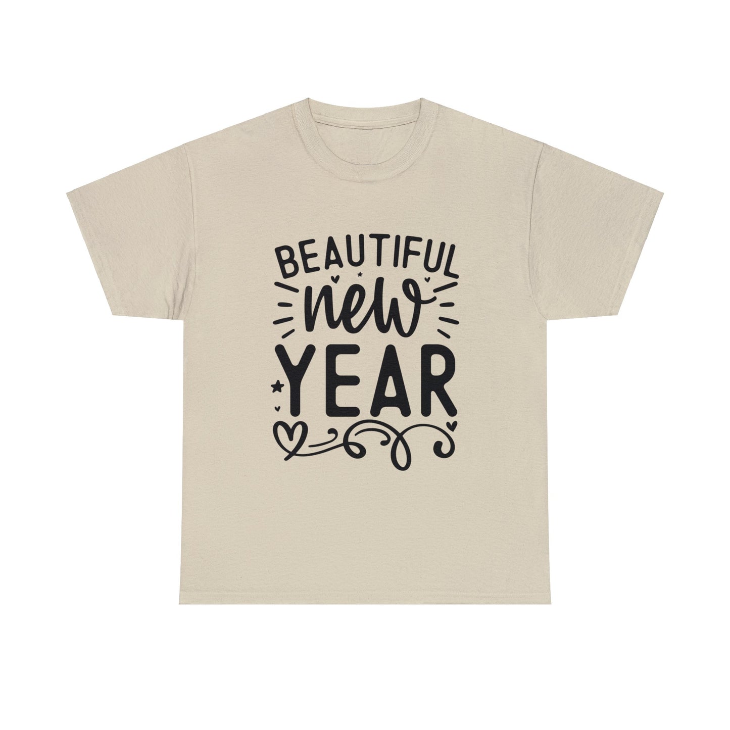 Beautiful New Year Unisex Heavy Cotton Tee