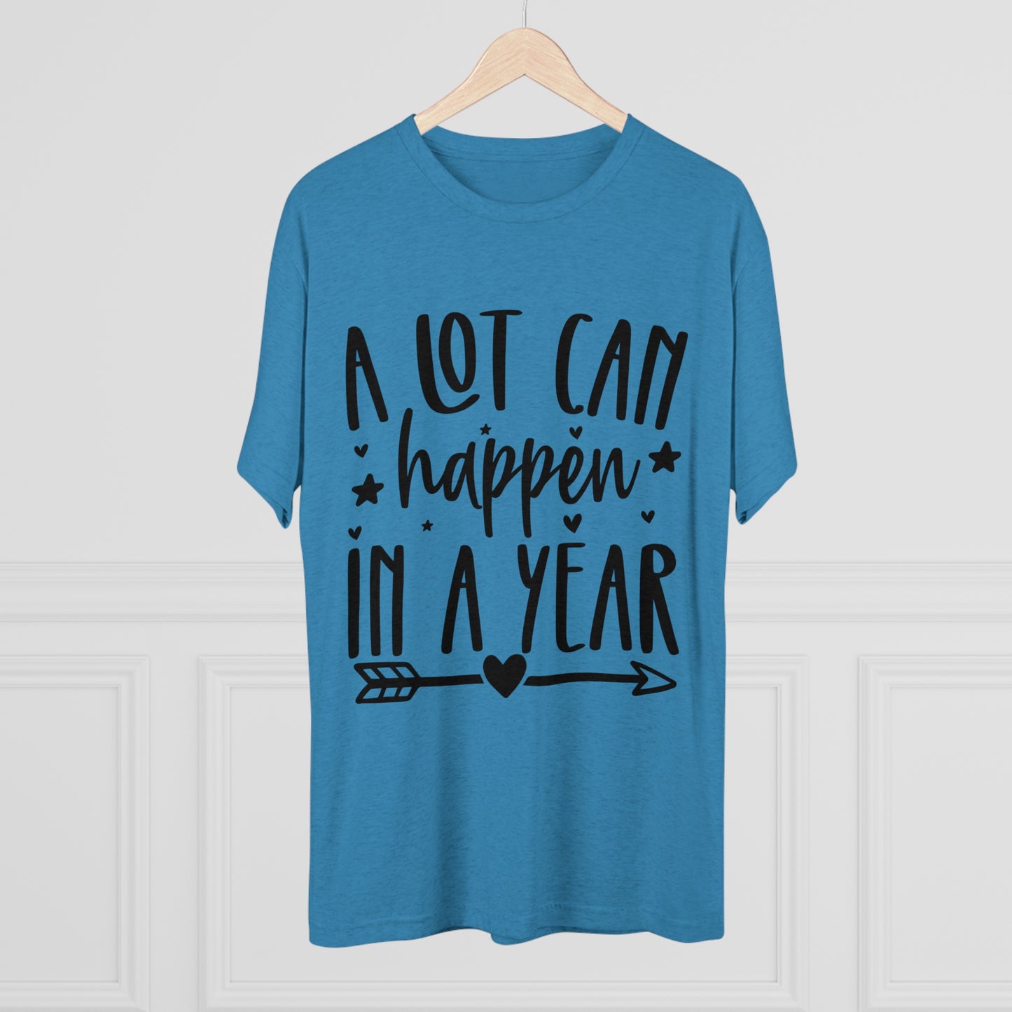 A Lot Can Happen Unisex Tri-Blend Crew Tee