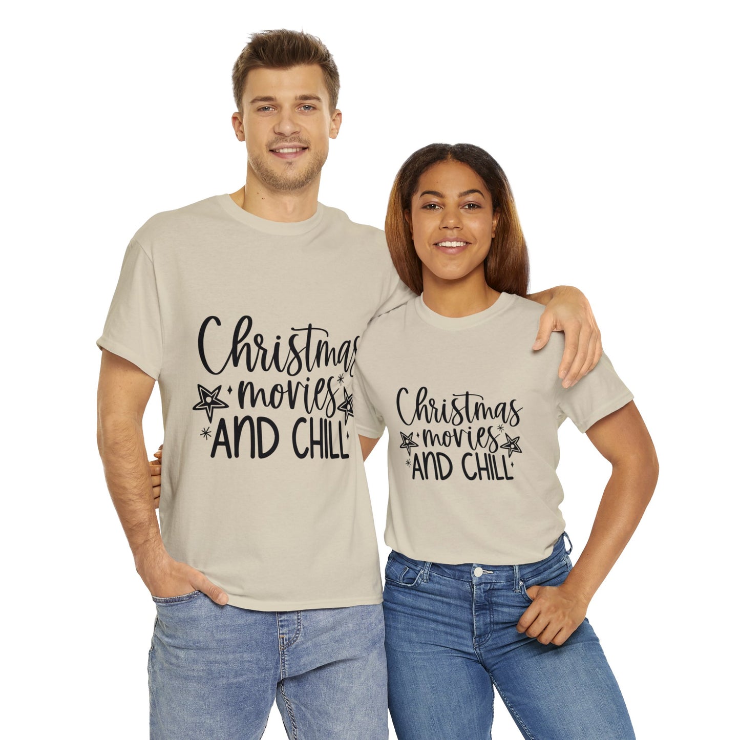 Movies and Chill Unisex Heavy Cotton Tee