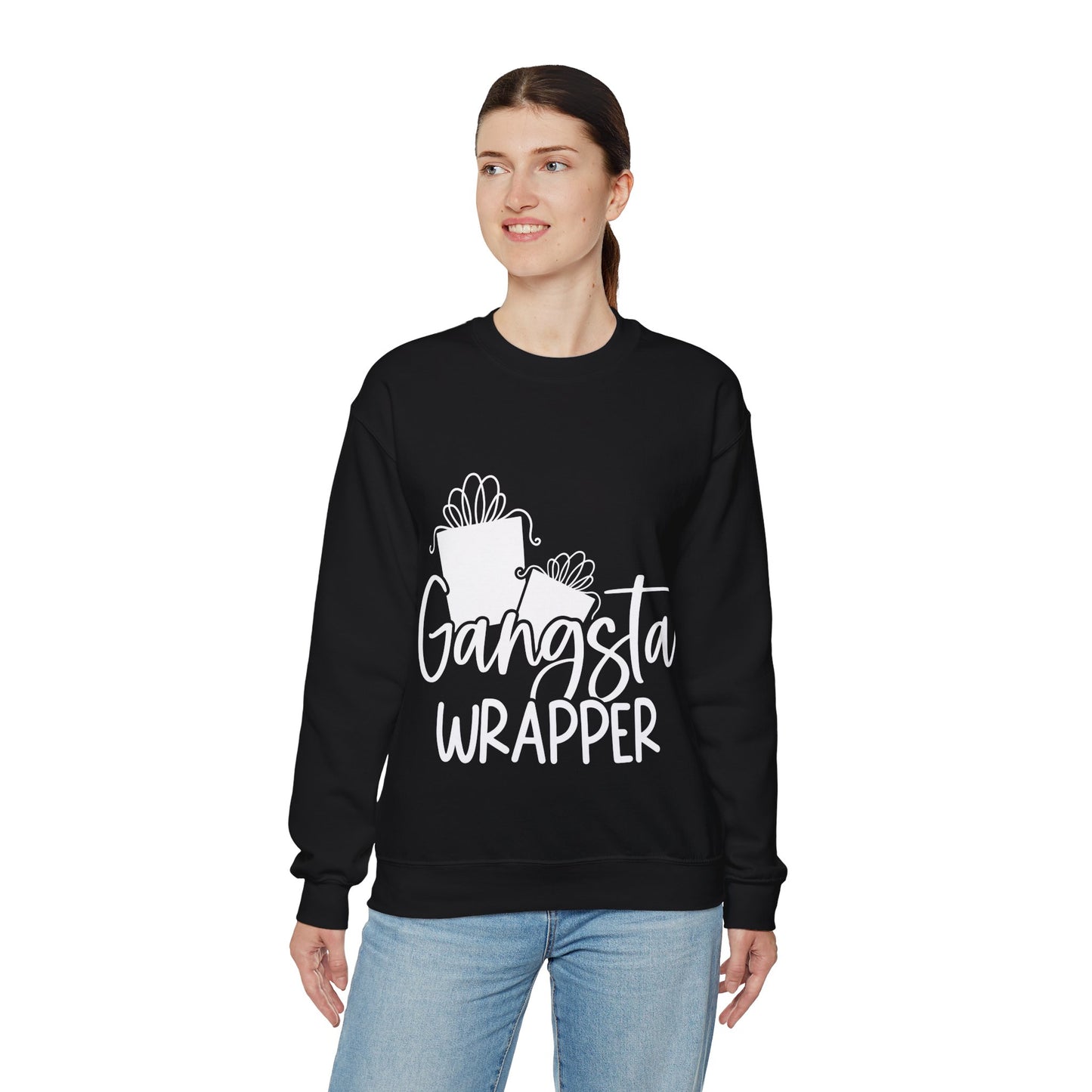 Gangsta Wrapper Unisex Heavy Blend™ Crewneck Sweatshirt