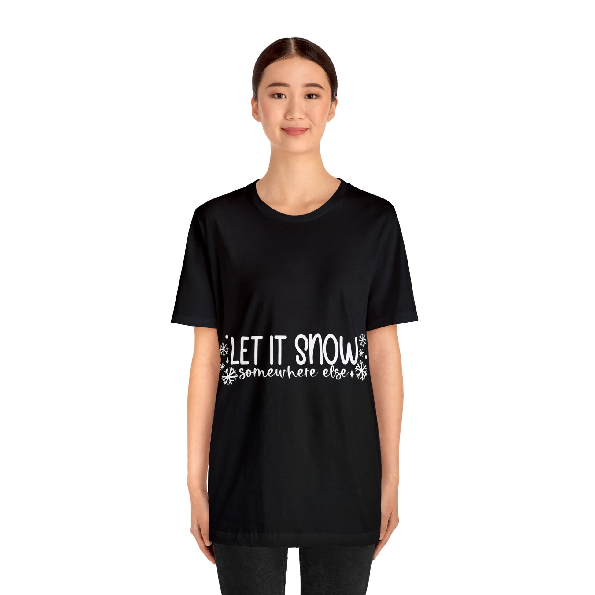 Let it Snow Unisex Jersey Short Sleeve Tee image