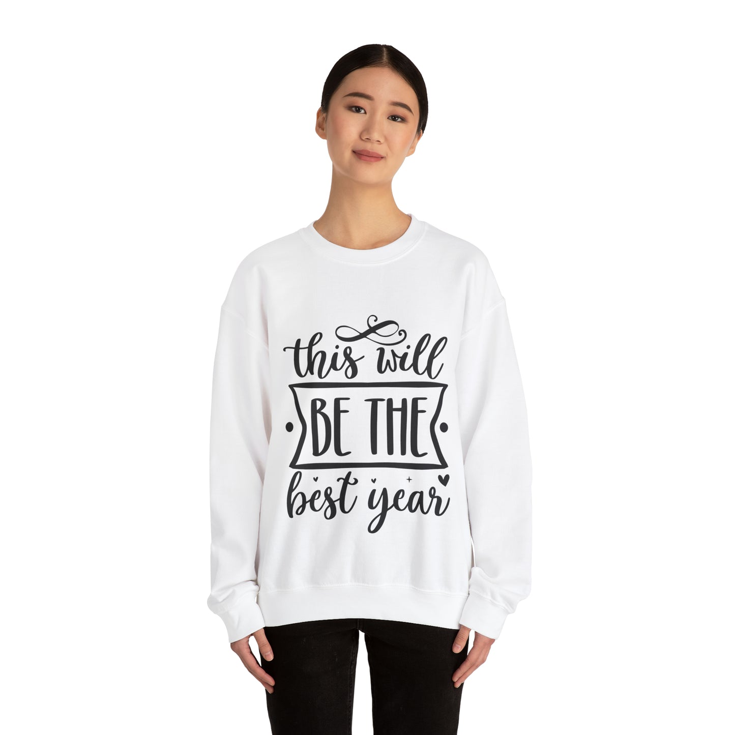 The Best Year Unisex Heavy Blend™ Crewneck Sweatshirt