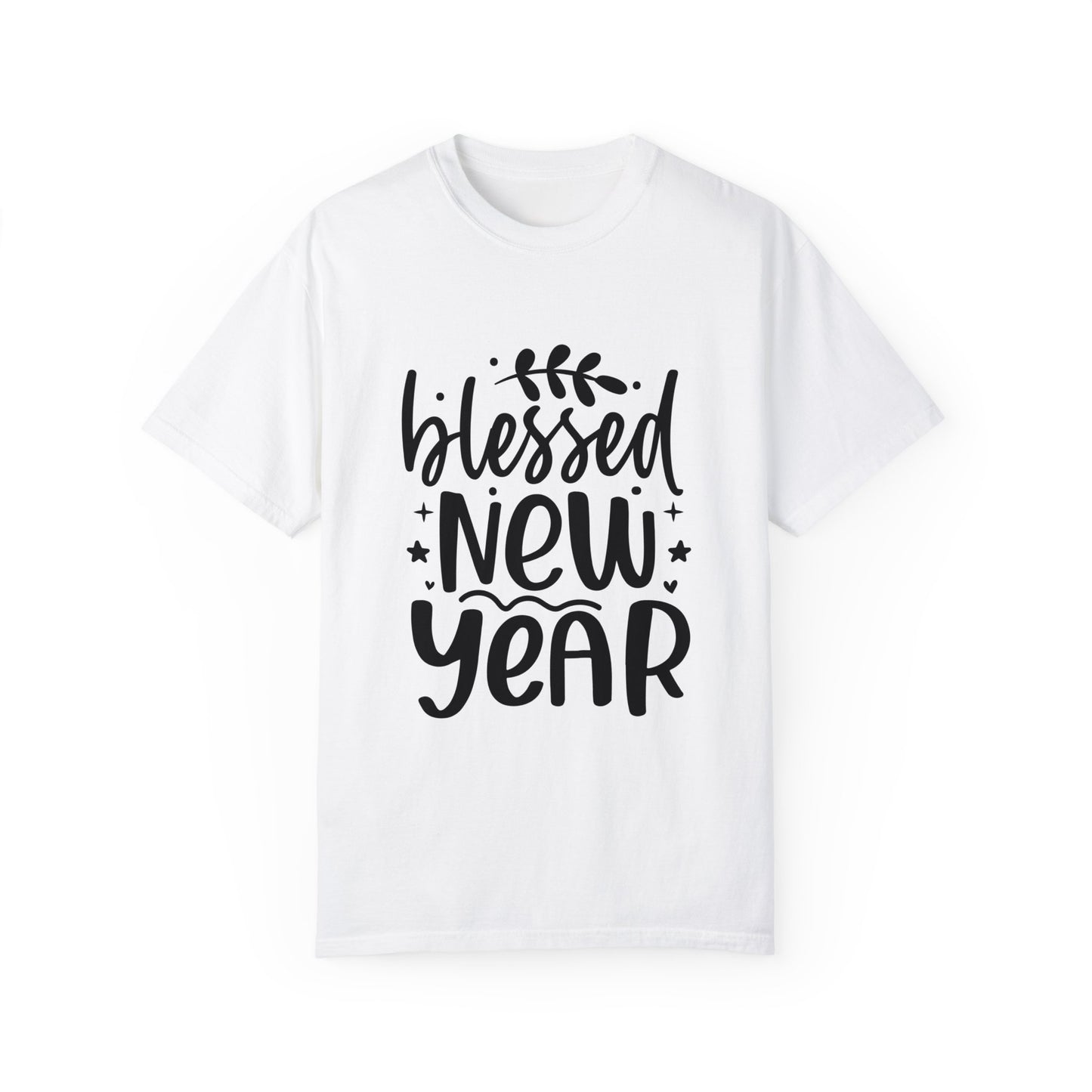 Blessed New Year Unisex Garment-Dyed T-shirt