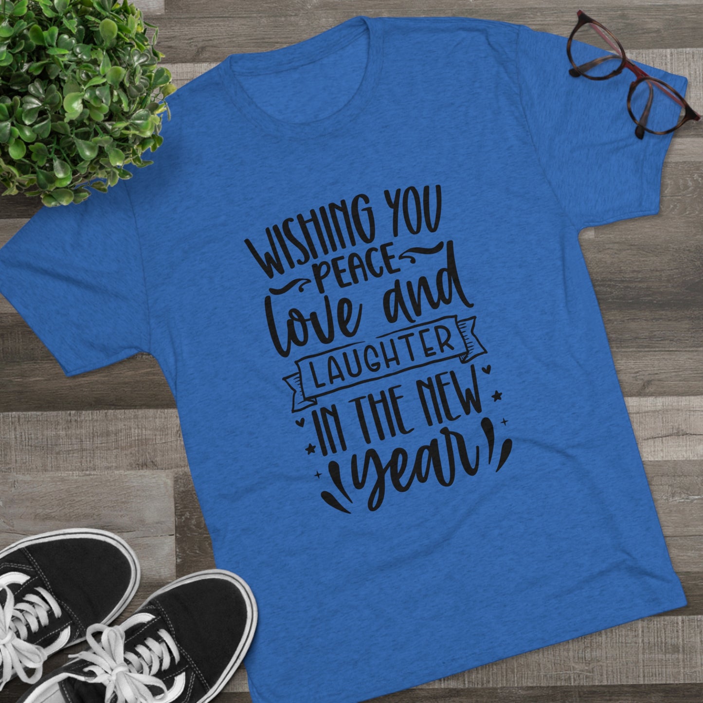 Love & Laughter Unisex Tri-Blend Crew Tee