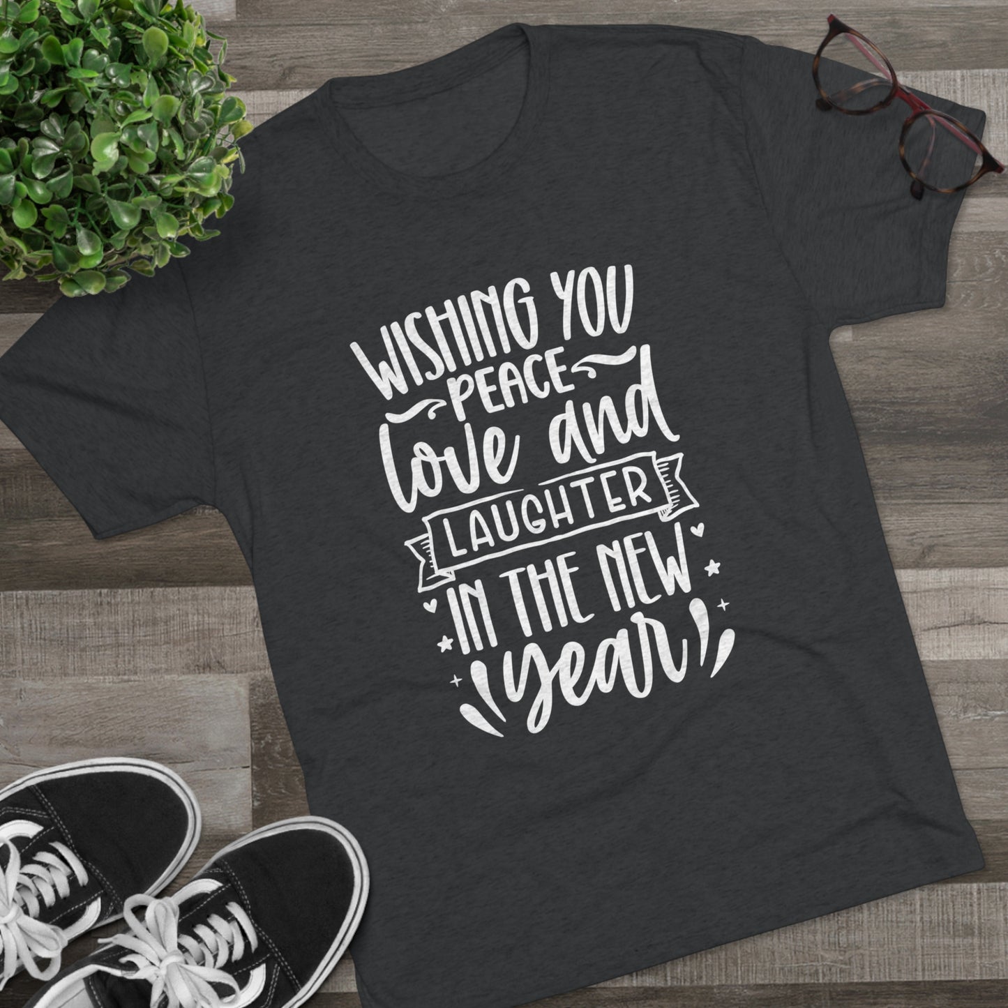 Love & Laughter Unisex Tri-Blend Crew Tee