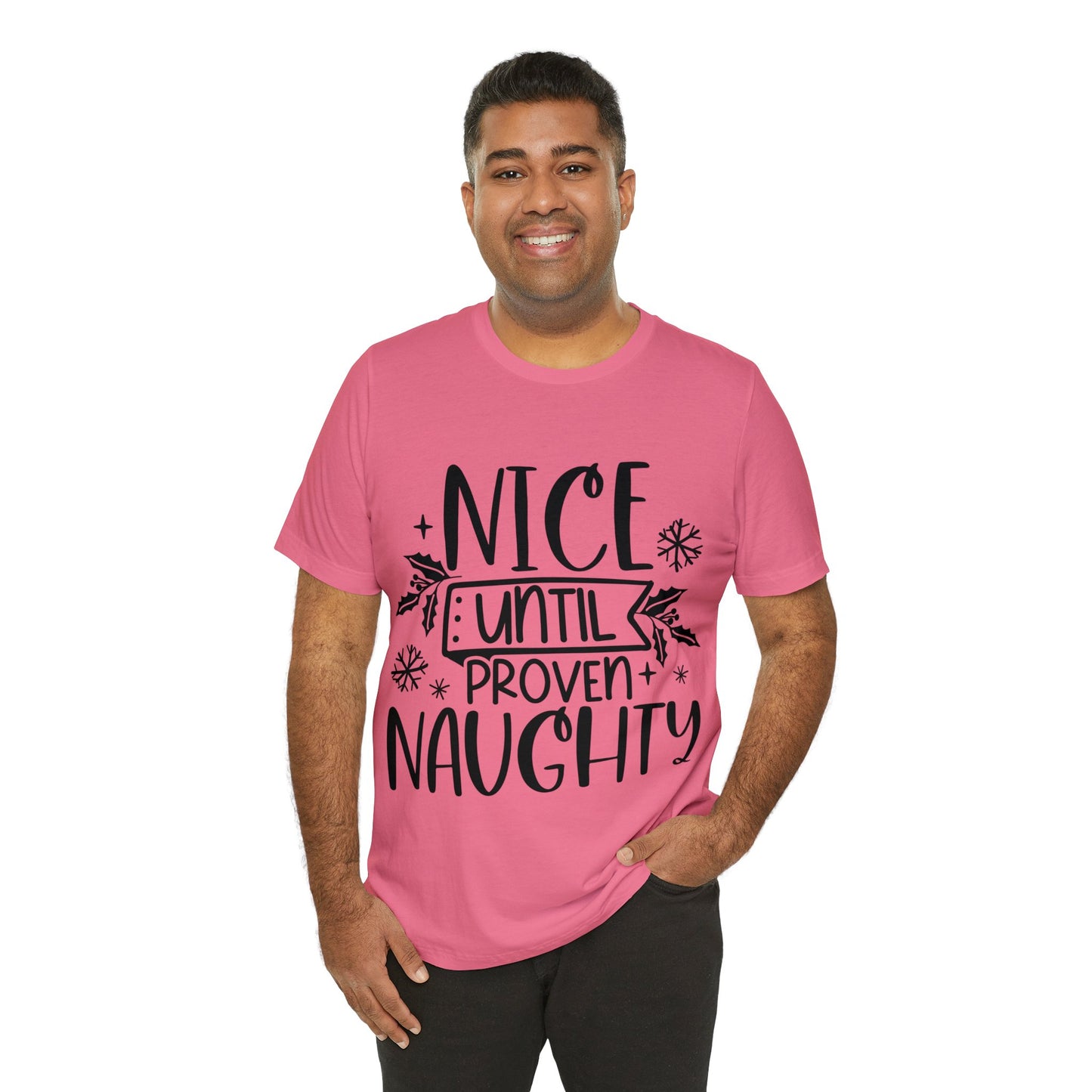 Nice & Naughty Unisex Jersey Short Sleeve Tee