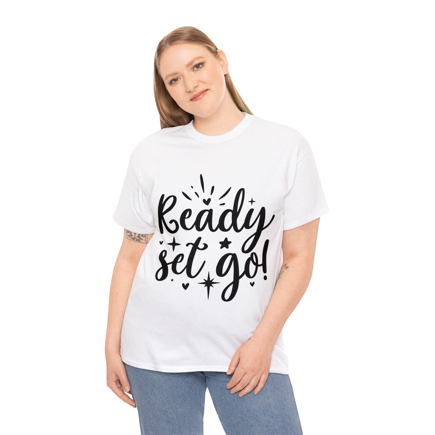 Ready Set Go Unisex Heavy Cotton Tee