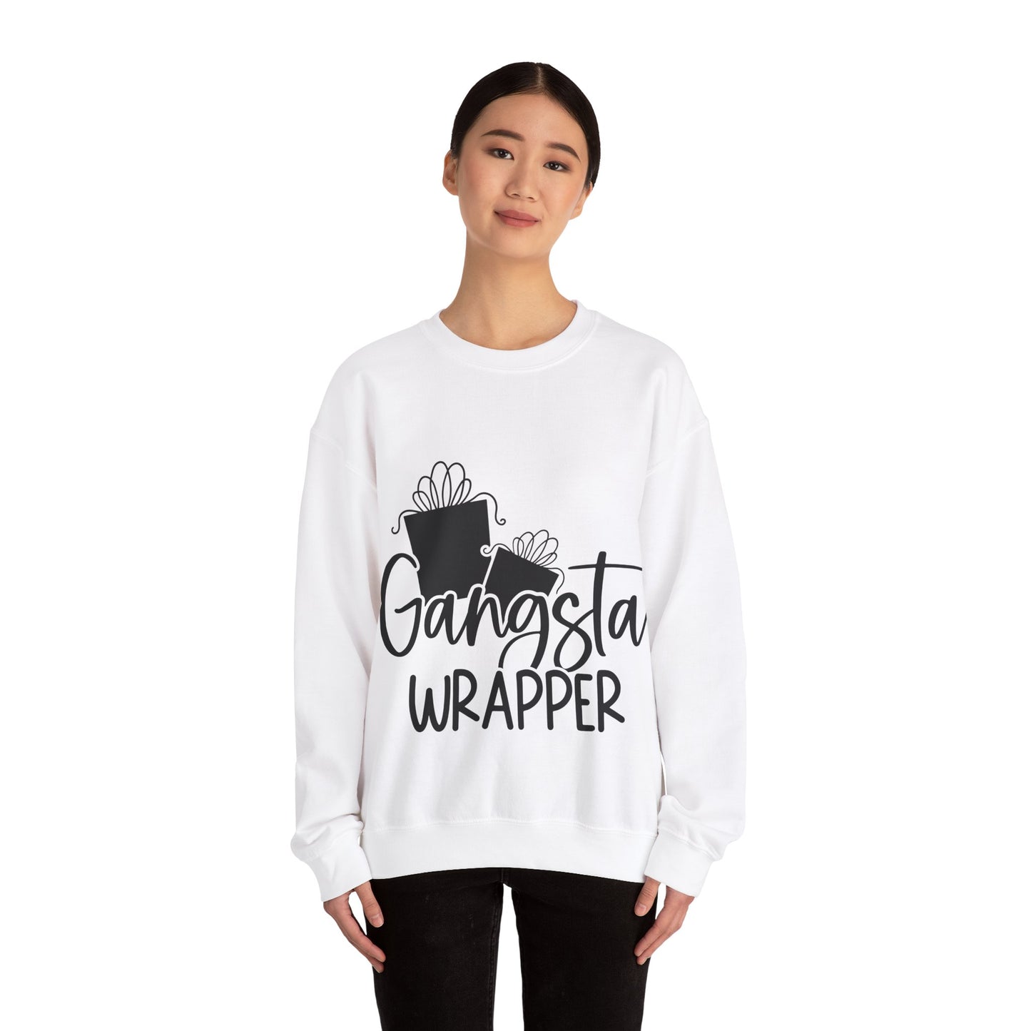 Gangsta Wrapper Unisex Heavy Blend™ Crewneck Sweatshirt