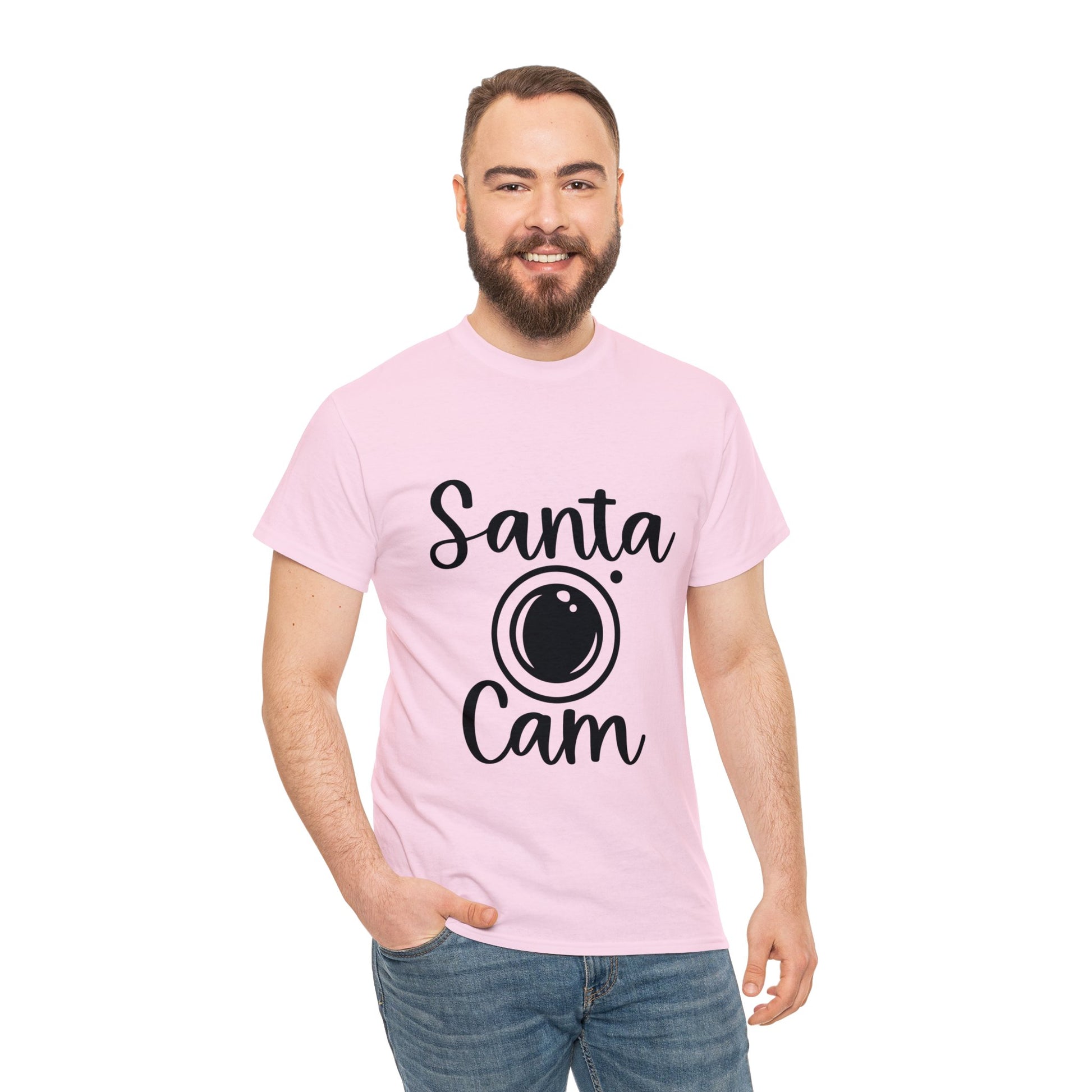 Santa Cam Unisex Heavy Cotton Tee image