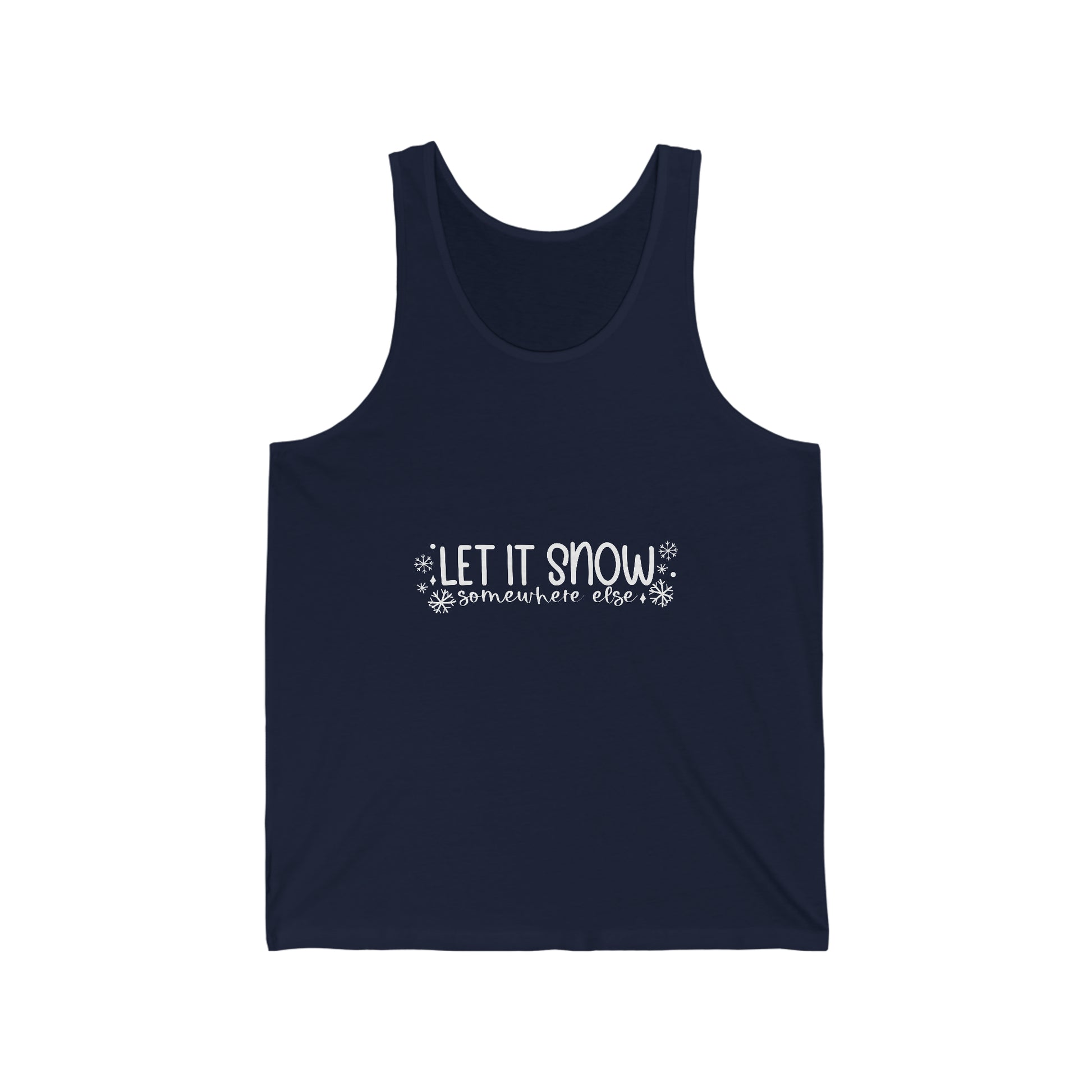 Let it Snow Unisex Jersey Tank image