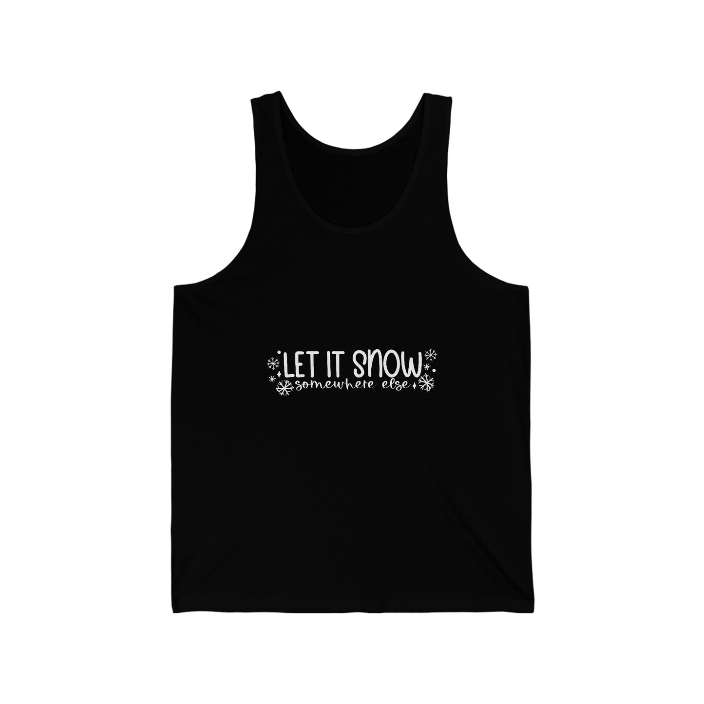 Let it Snow Unisex Jersey Tank image