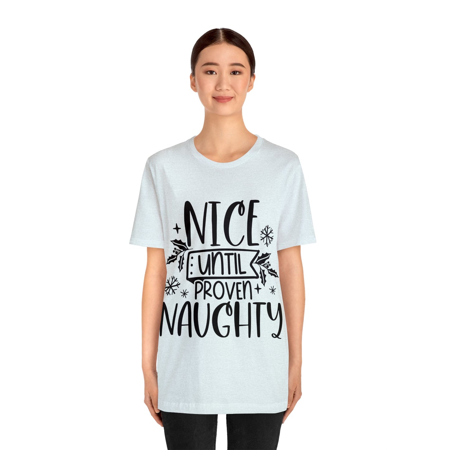 Nice & Naughty Unisex Jersey Short Sleeve Tee