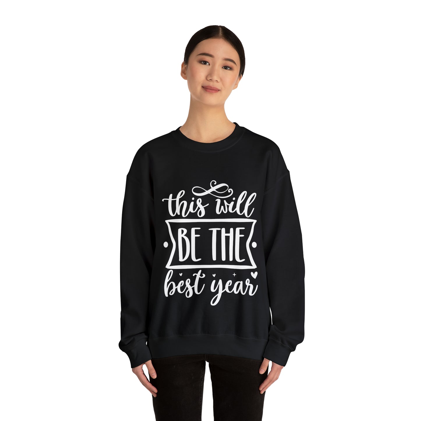 The Best Year Unisex Heavy Blend™ Crewneck Sweatshirt